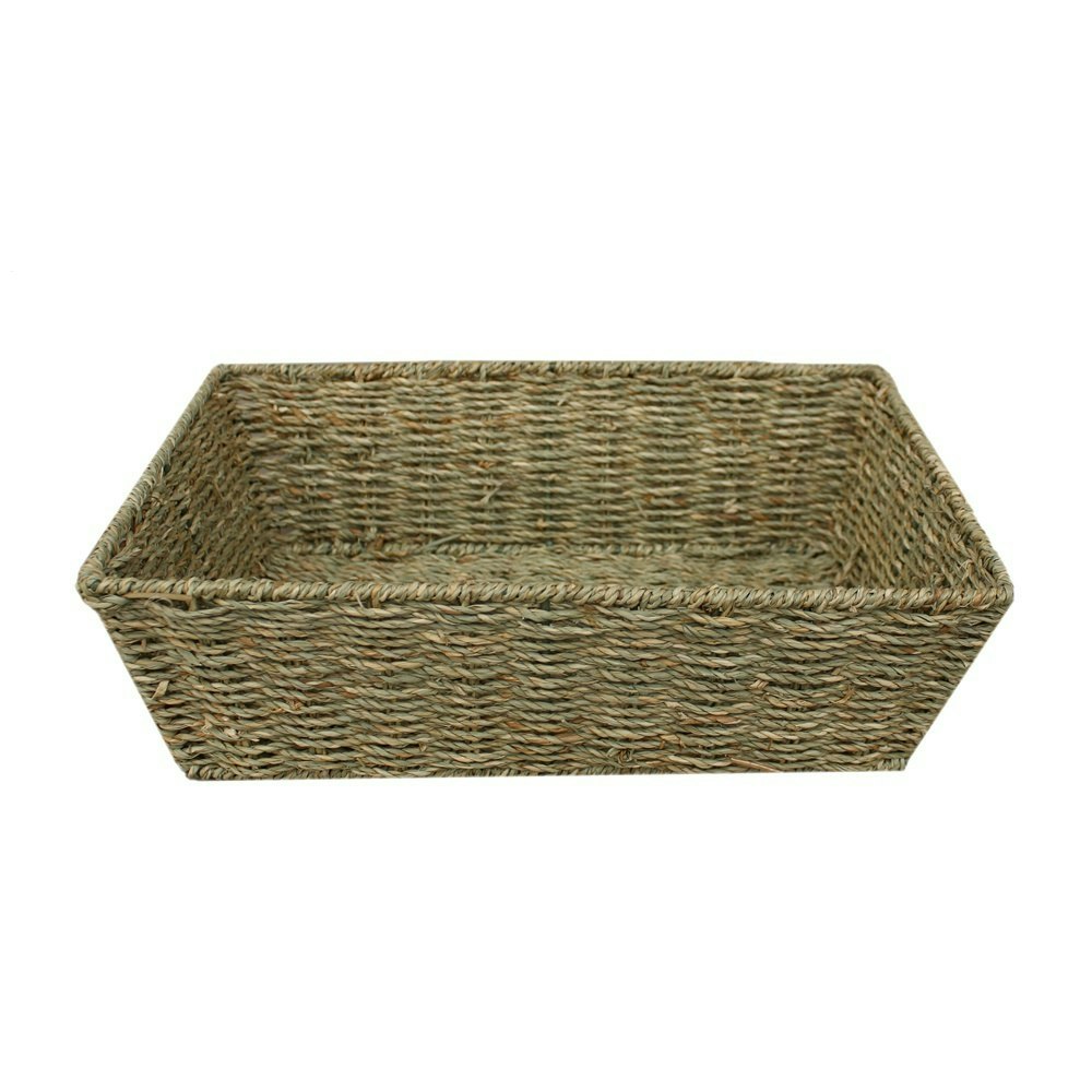 Rackhams Red Tape Edge Seagrass Tray - Medium