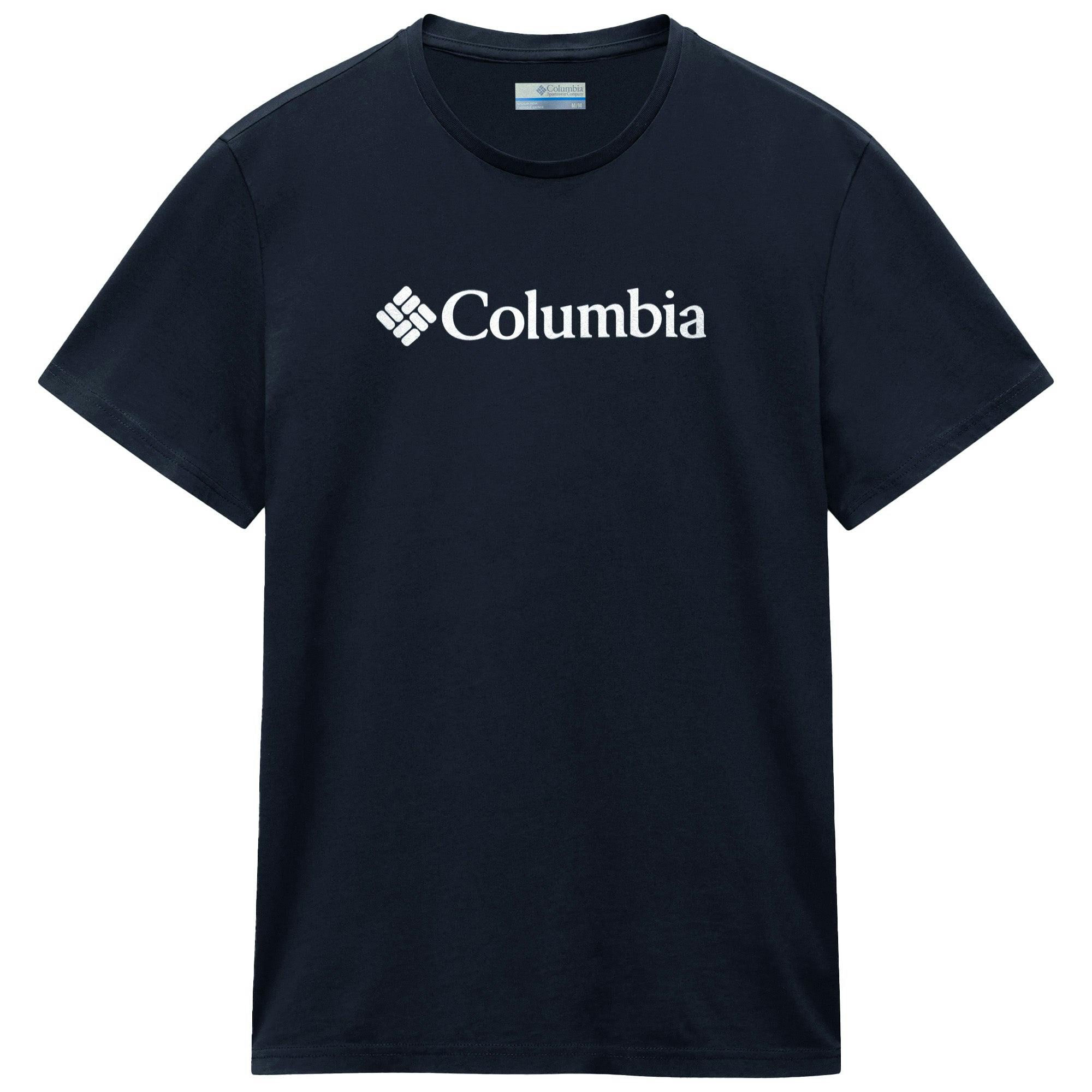 Columbia Basic Large Chest Logo T-Shirt - Collegiate Navy - Medium