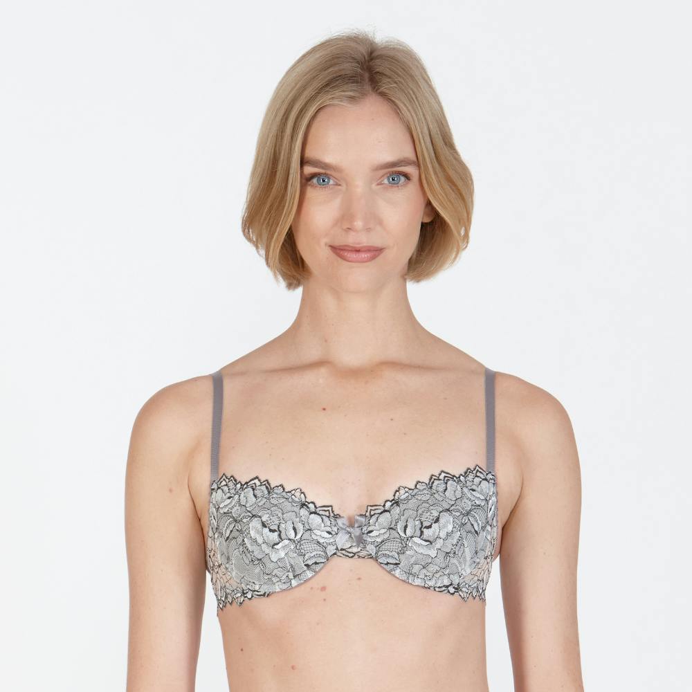 Little Women Women's Grey Little Antonia Fixed Padded Underwired Bra - 36Aaa