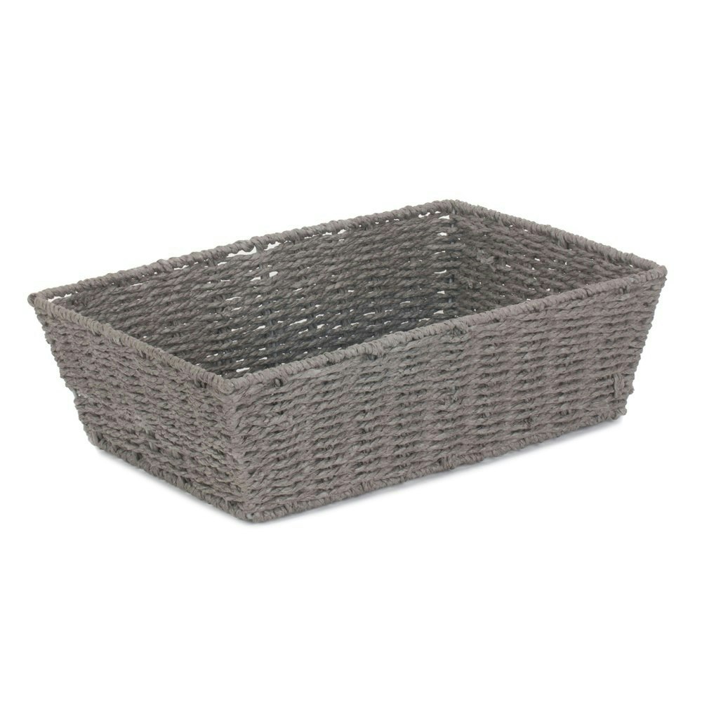 Rackhams Grey Paper Rope Display Tray - Medium