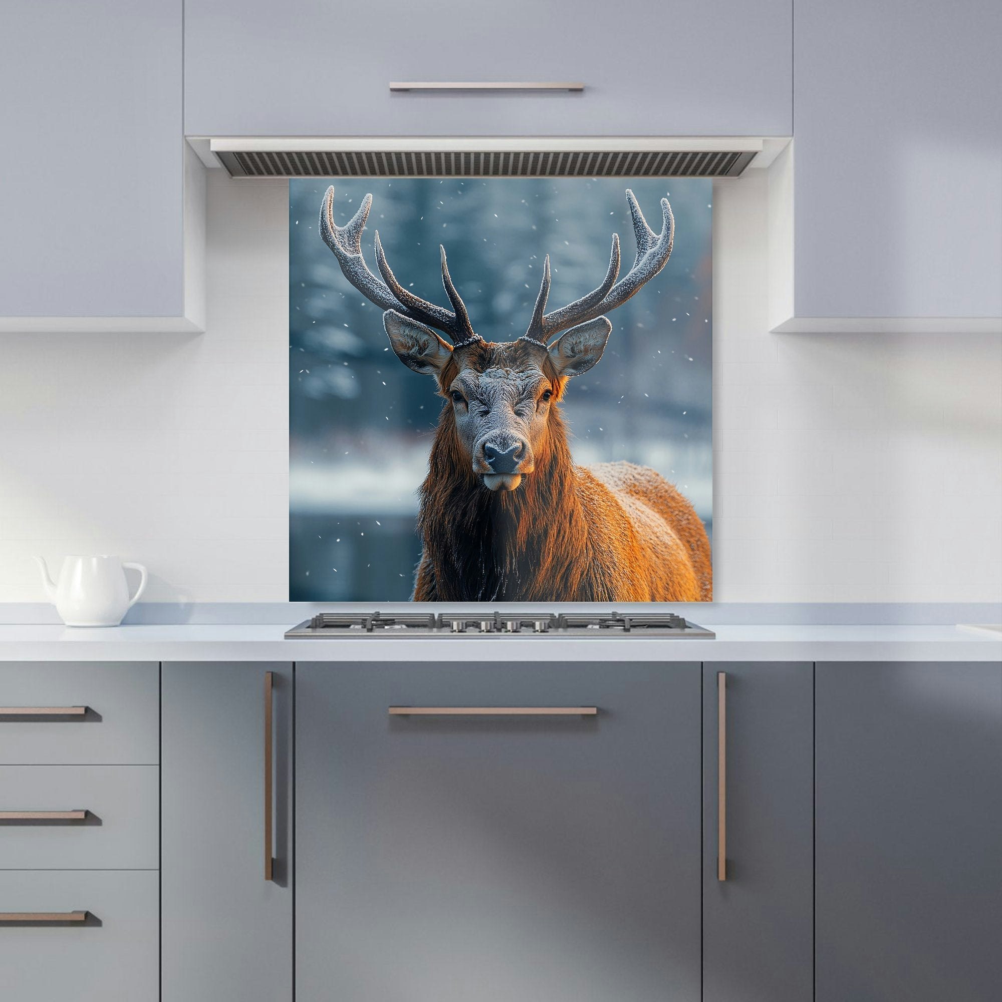 Warren Reed Deer Kitchen Splashback - W600mm X H600mm