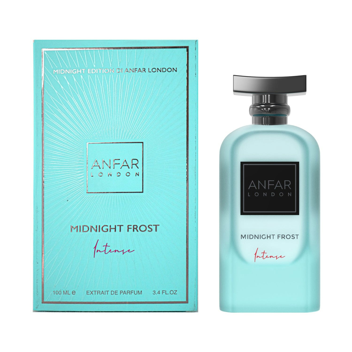 Anfar Men's Amber/Orange Midnight Frost Intense 100Ml Extrait Perfume - Image 5