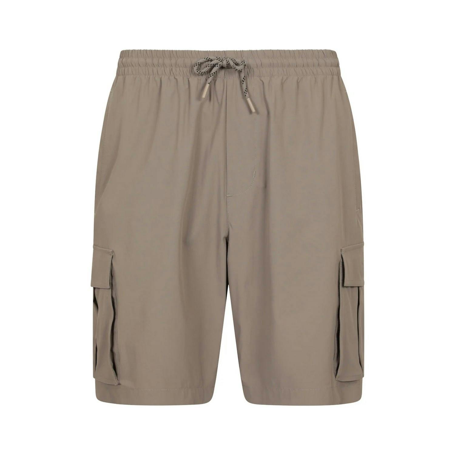 Mountain Warehouse Men's Beige Everyday Cargo Shorts - 42R - 88% Polyamide/12% Elastane