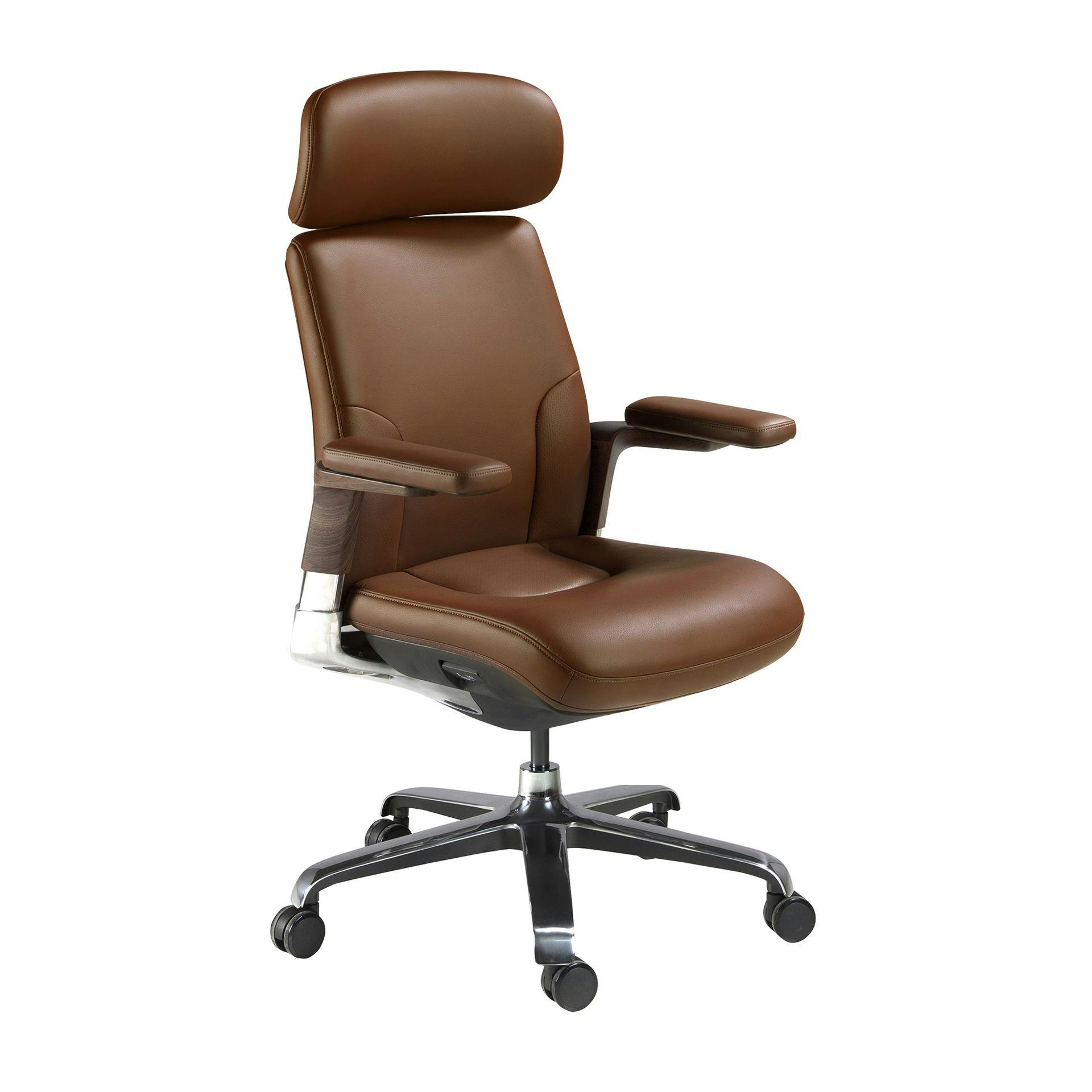 Angel Cerdá Brown Swivel Office Chair 4211/4212 - | Steel