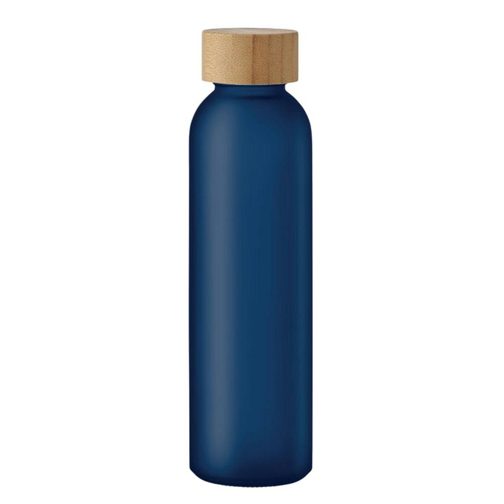 Midocean Blue Abe Frosted Bamboo 500Ml Bottle - Transparent - One Size - Transparent