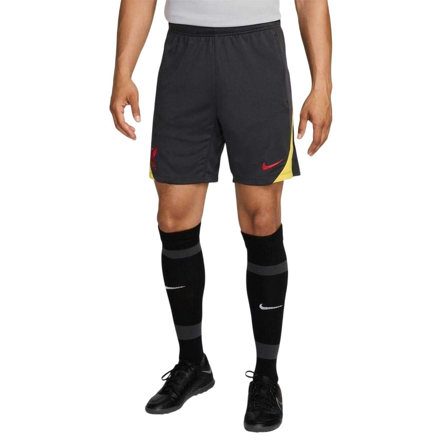 Nike Unisex Grey Adult Strike Liverpool Fc Football Shorts - L - 100% Polyester