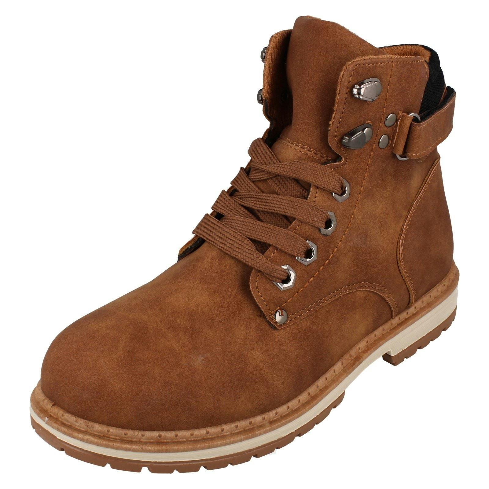 Spot On Women's Ankle Boots - Tan - Uk 3