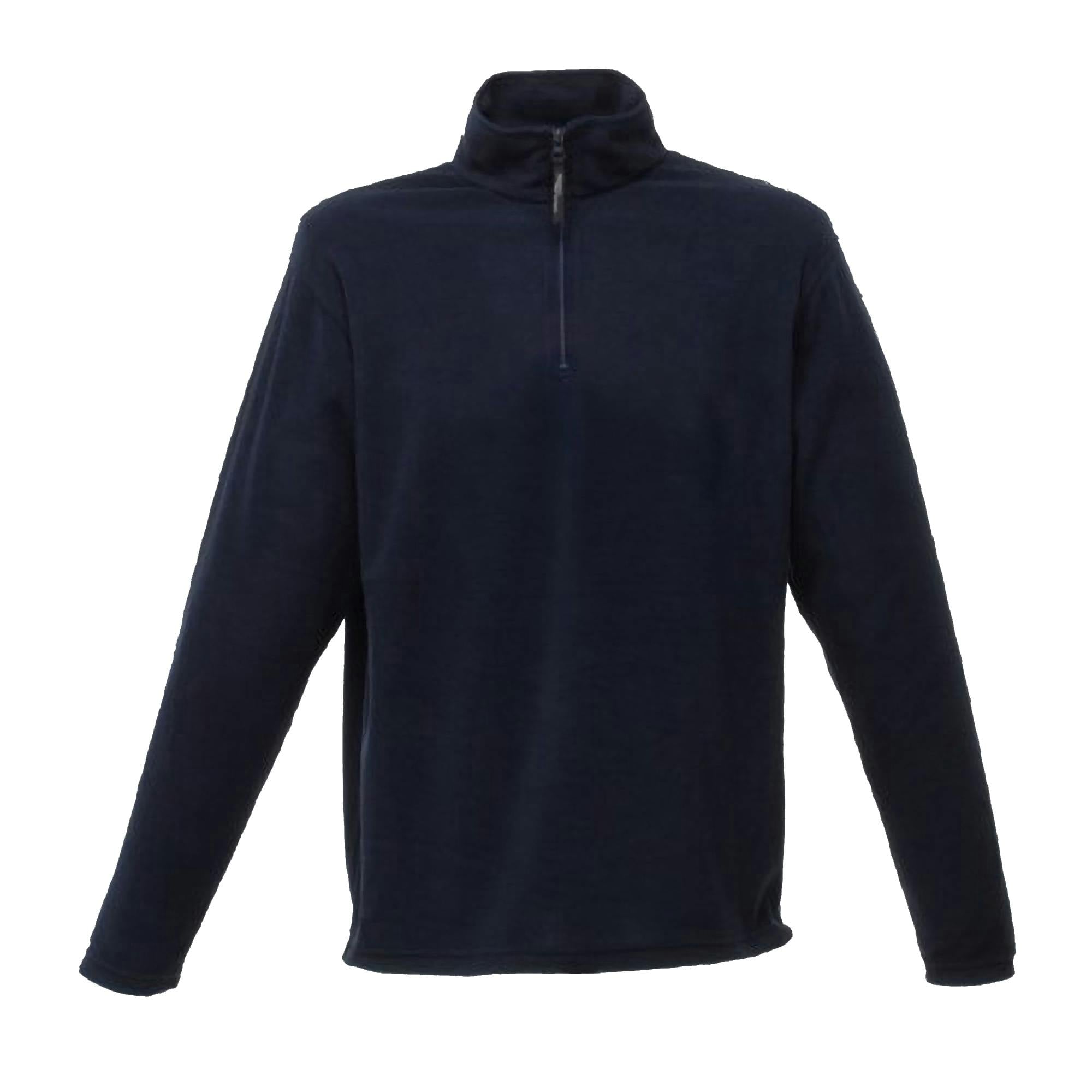 Regatta Men's Dark Micro Zip Neck Fleece Top (170 Gsm) - Navy - 3XL - Navy - 100% Fleece