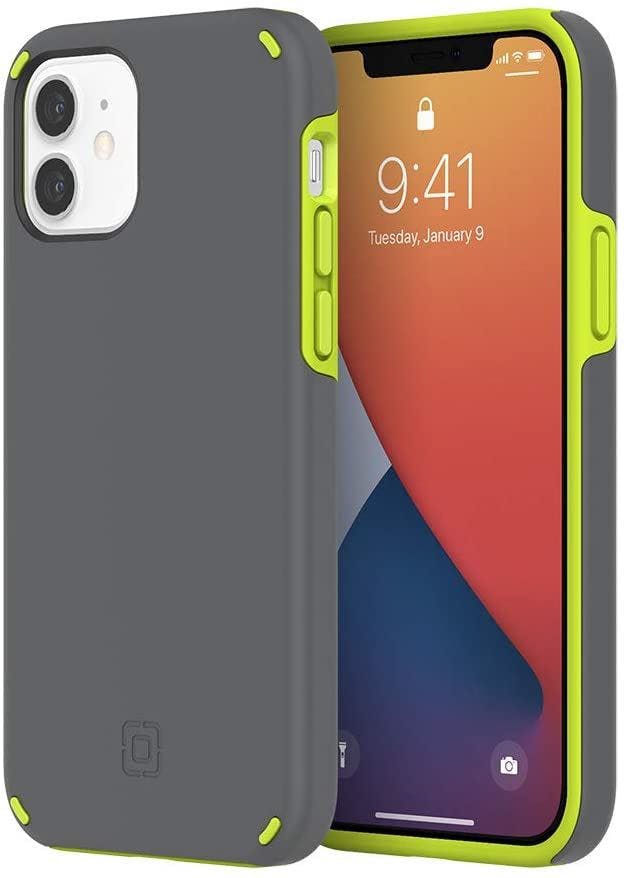 Incipio Grey/Green Duo For Iphone 12/12 Pro 6.1 - Iph-1895-Volt"