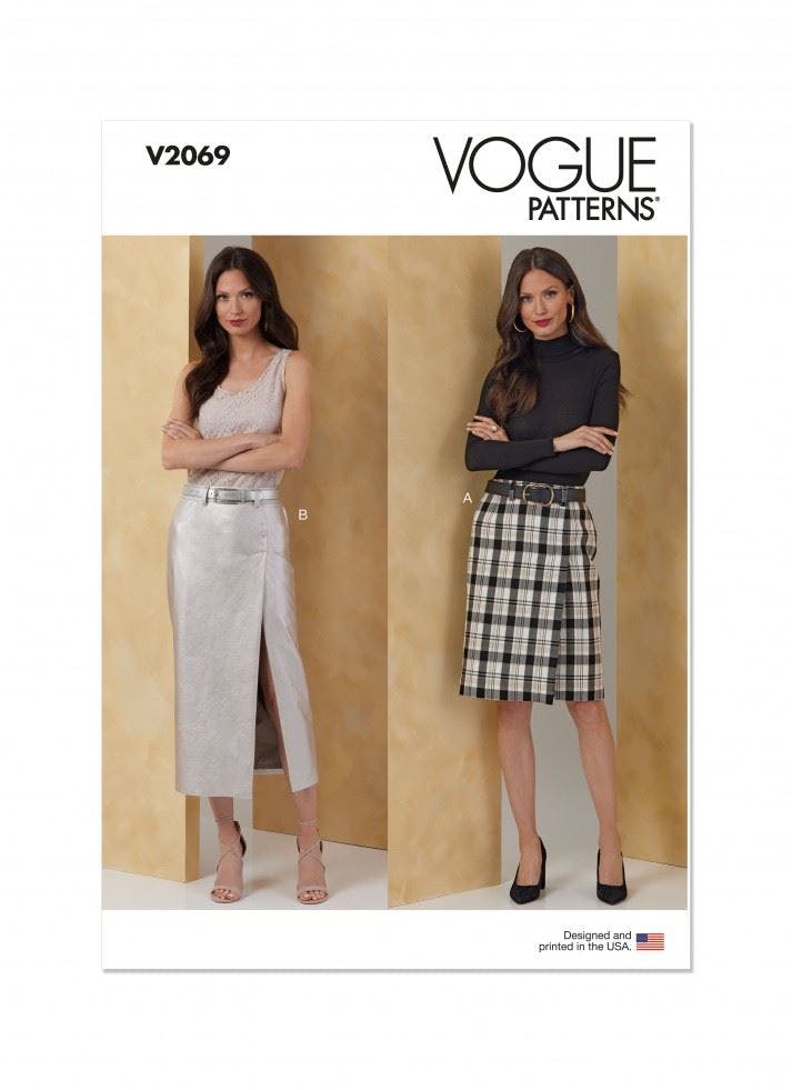 Vogue Women's Sewing Pattern 2069, Skirts For B5 (8-10-12-14-16) - Intermediate - B5 (8-10-12-14-16)