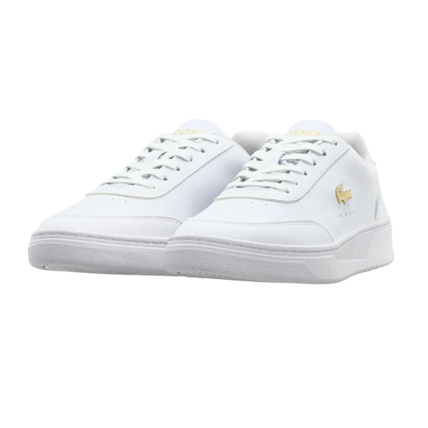Lacoste Women's White/Gold / Court Pro Trainers - 5 Uk - 100% Mixed