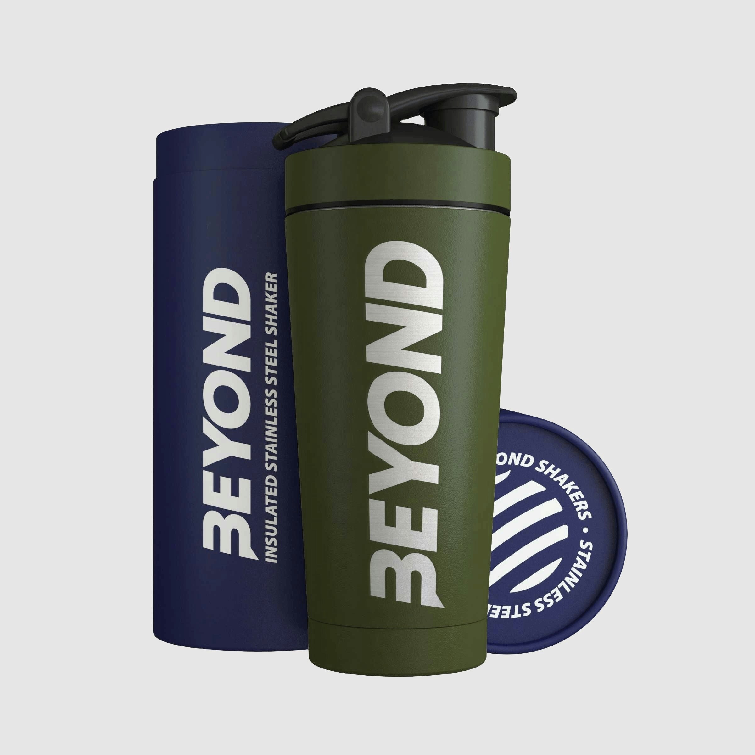 Beyond Shakers Green 735Ml Protein Shaker Bottle - Forest