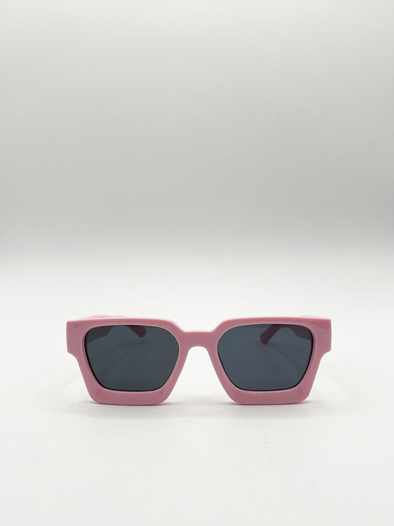 Svnx Pink Square Retro Sunglasses - One Size