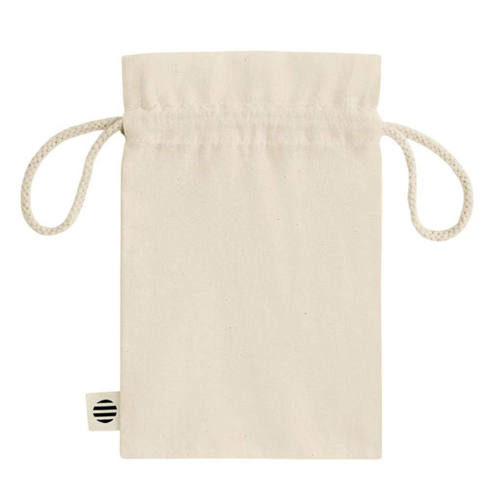 Midocean Amber/Beige Organic Cotton Gift Bag - 22Cm X 14Cm