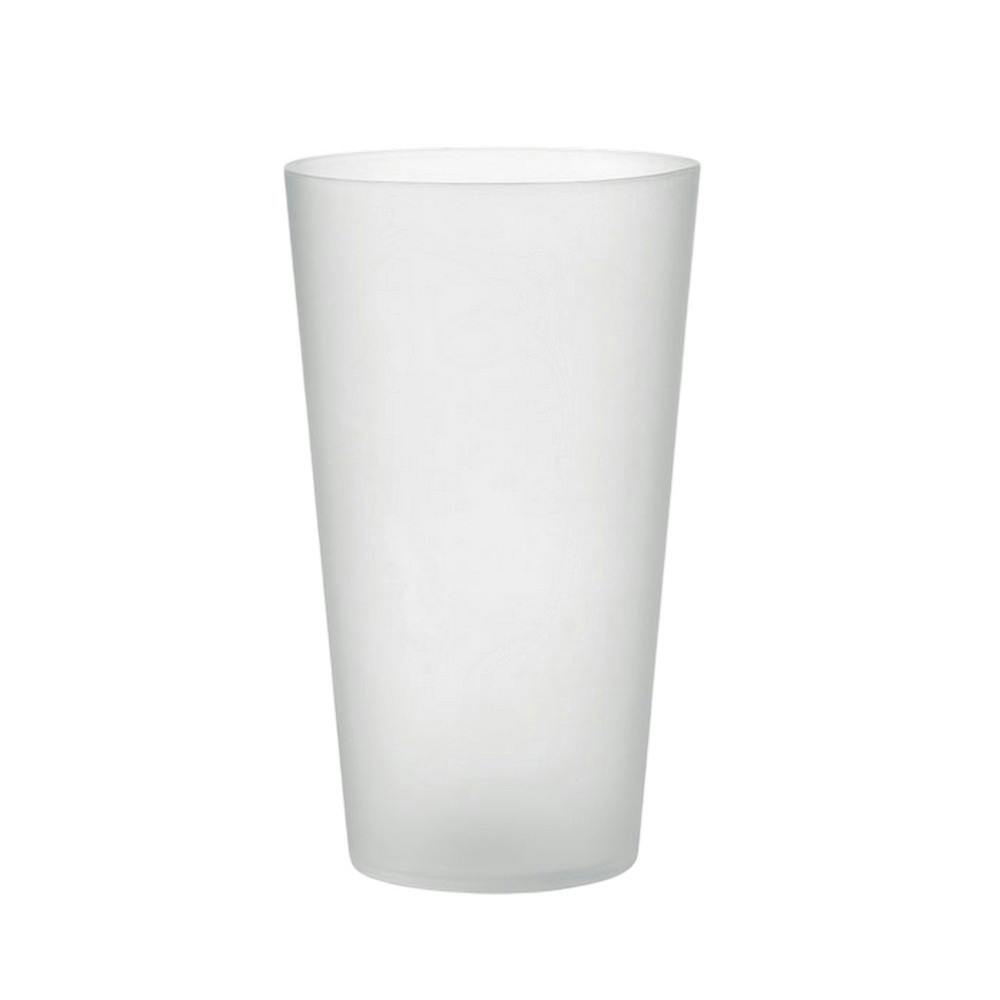 Midocean White Festa Large Reusable 500Ml Party Cup - Transparent - One Size - Transparent - 100% Mixed