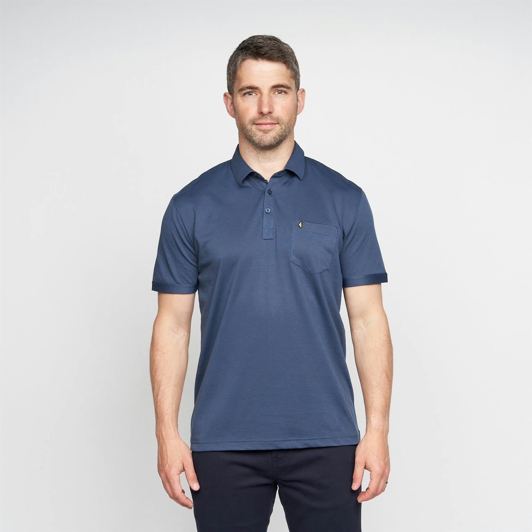 Gabicci Men's Indigo G00z05 Polo Shirt Classic - 2XL