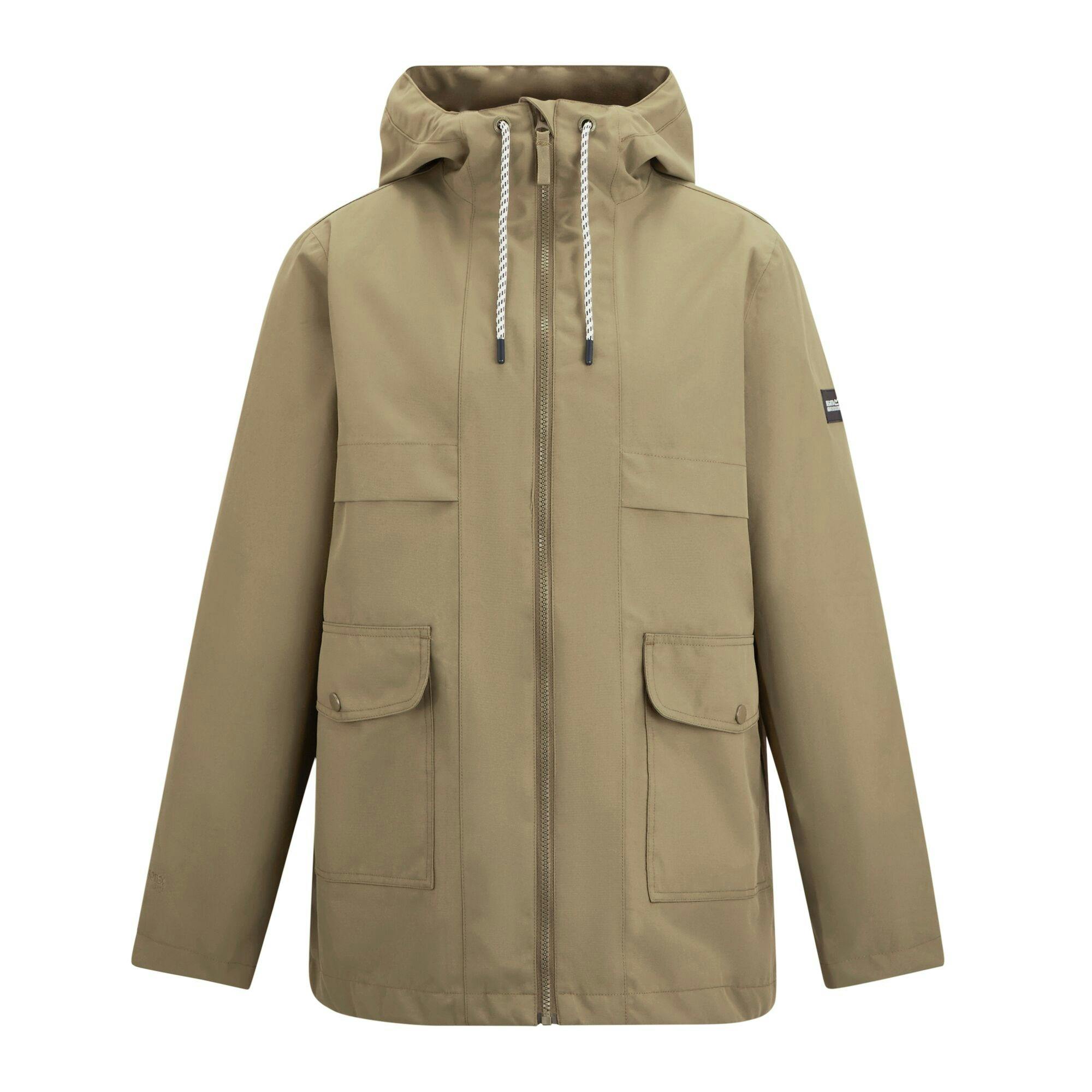 Regatta Women's Orlea Floral Waterproof Jacket - Barleycorn - 14 Uk - Barleycorn - 100% Polyester