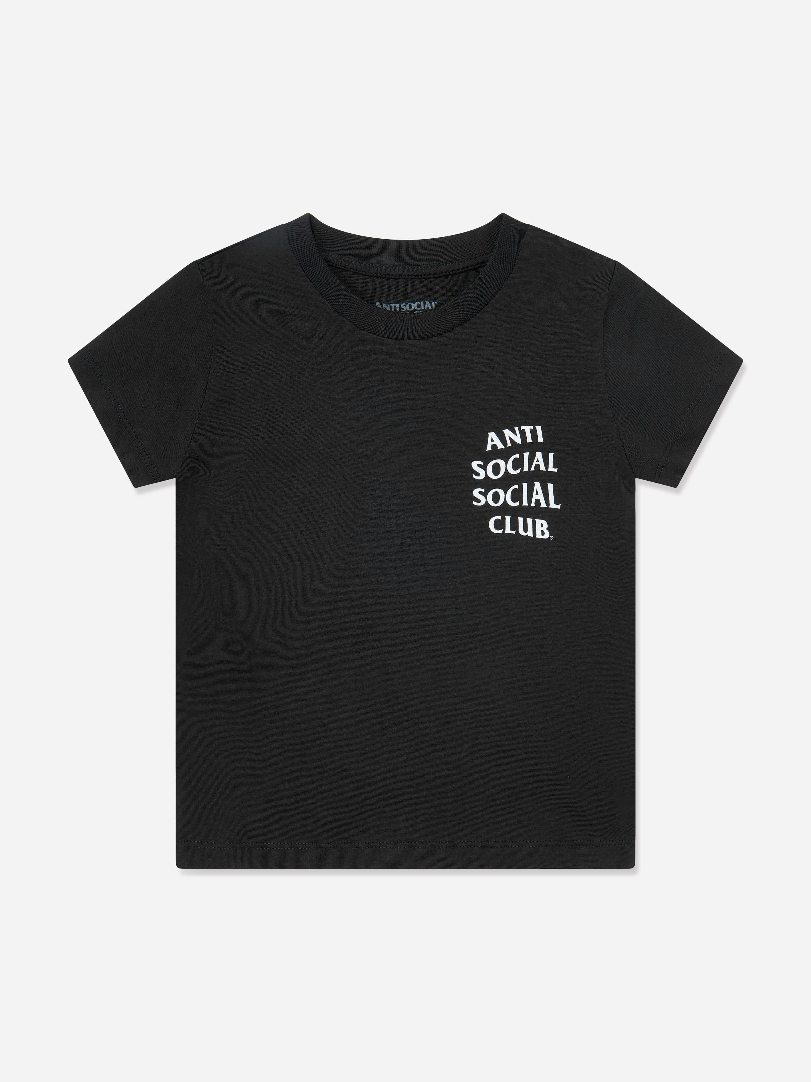 Anti Social Social Club Unisex Kids Black Kids Kkotch T-Shirt In - 9 - 11Yrs