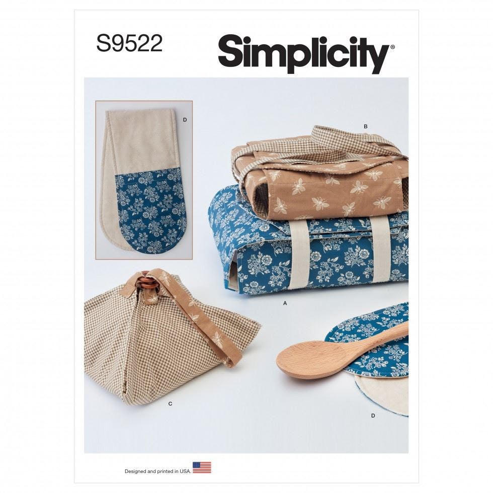Simplicity Sewing Pattern 9522, Accessories Os (One Size Only) - Easy - Os (One Size Only)