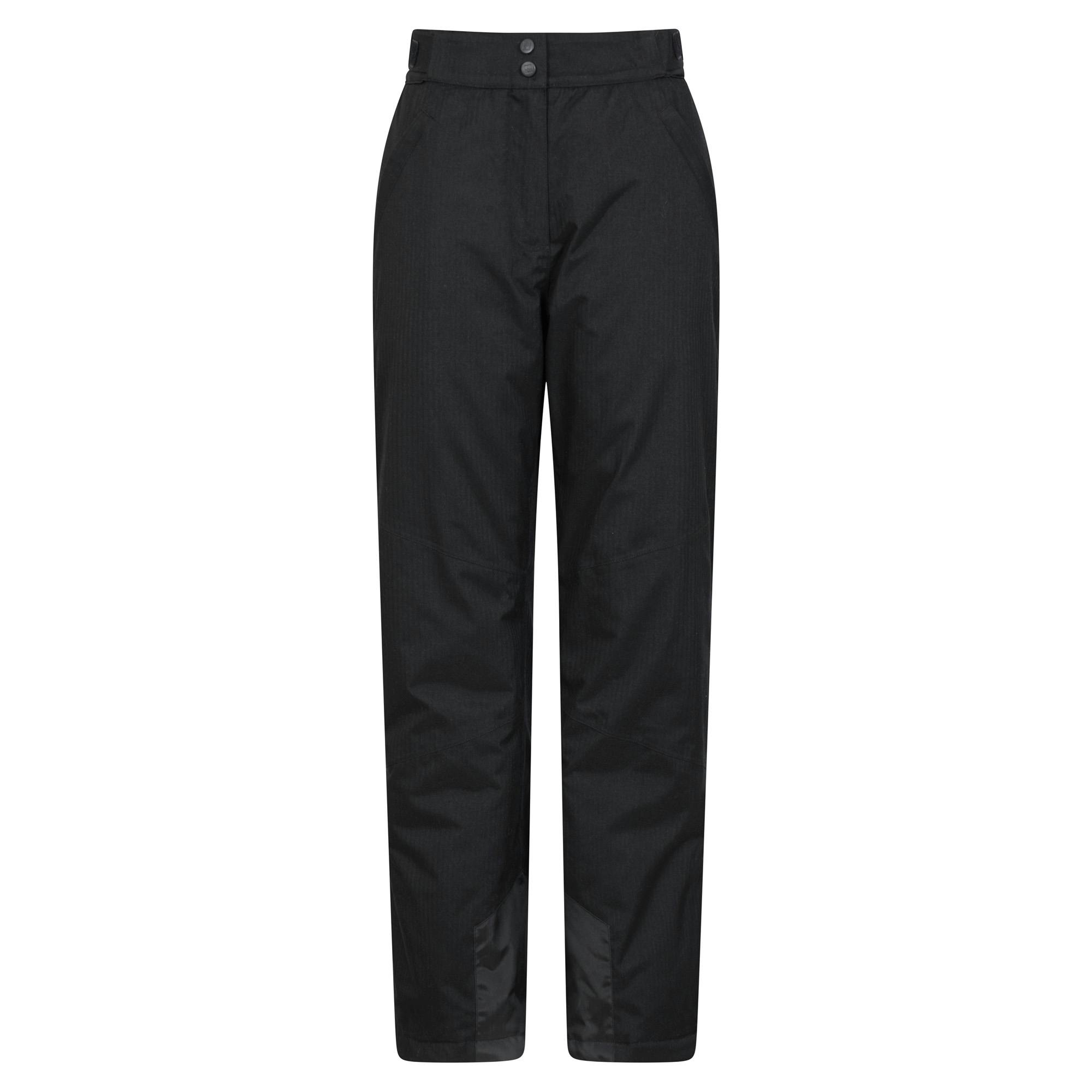 Mountain Warehouse Women's Black Blizzard Ii Ski Trousers - 20 Uk - 100% Polyester