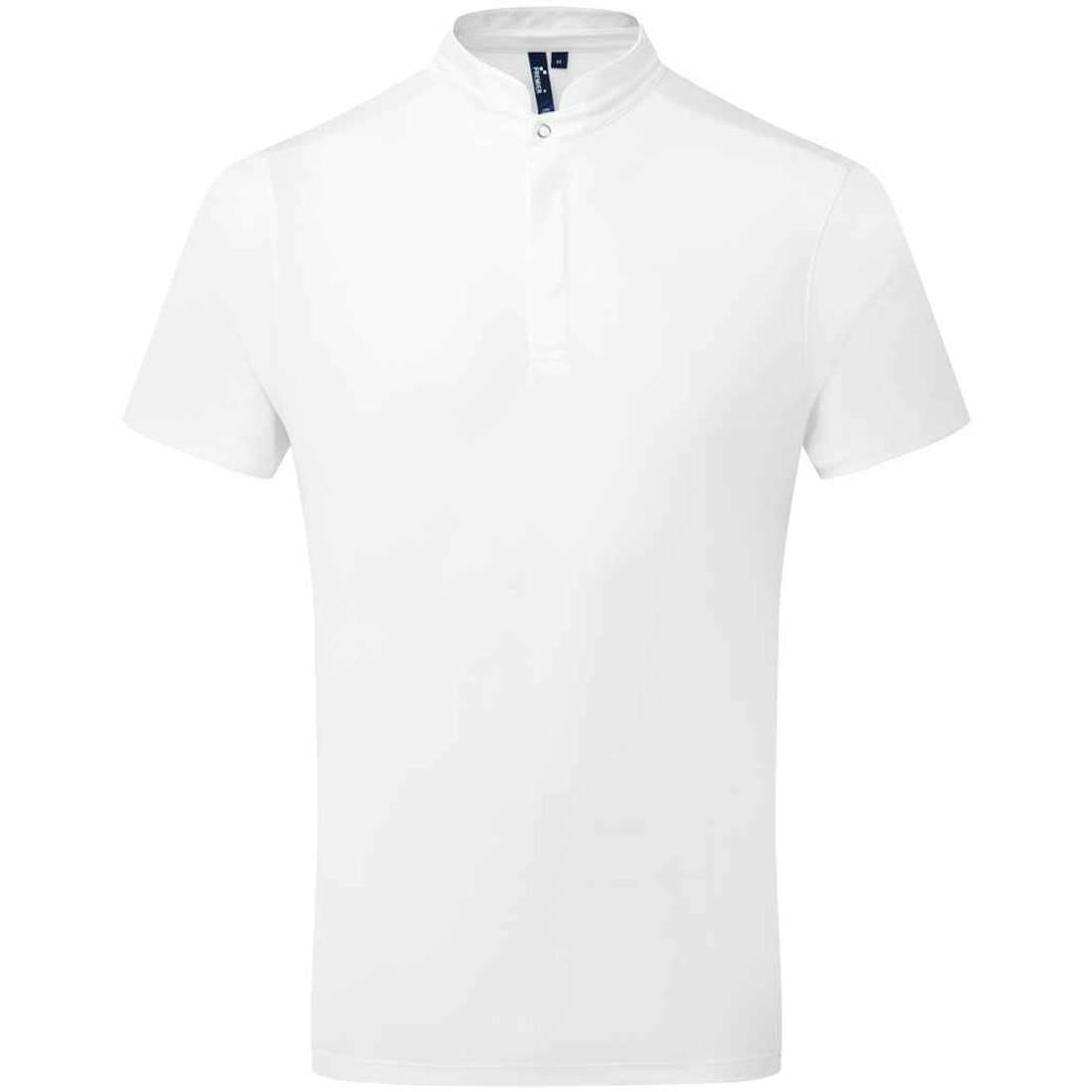 Premier Men's White Essential Coolchecker Short-Sleeved Chef Shirt - Xs