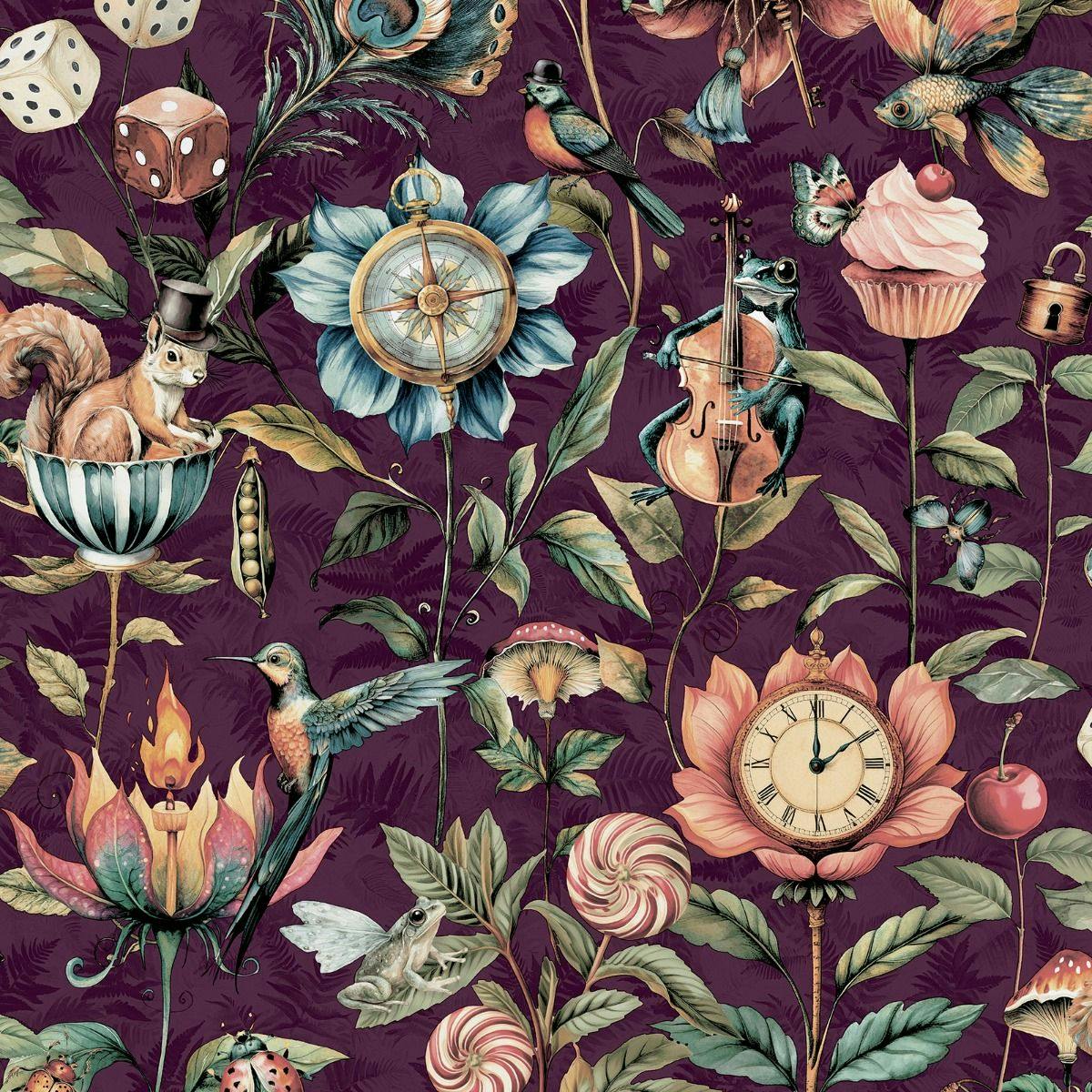 World Of Wallpaper Unisex Multicolor Creatures Wallpaper - Image 3