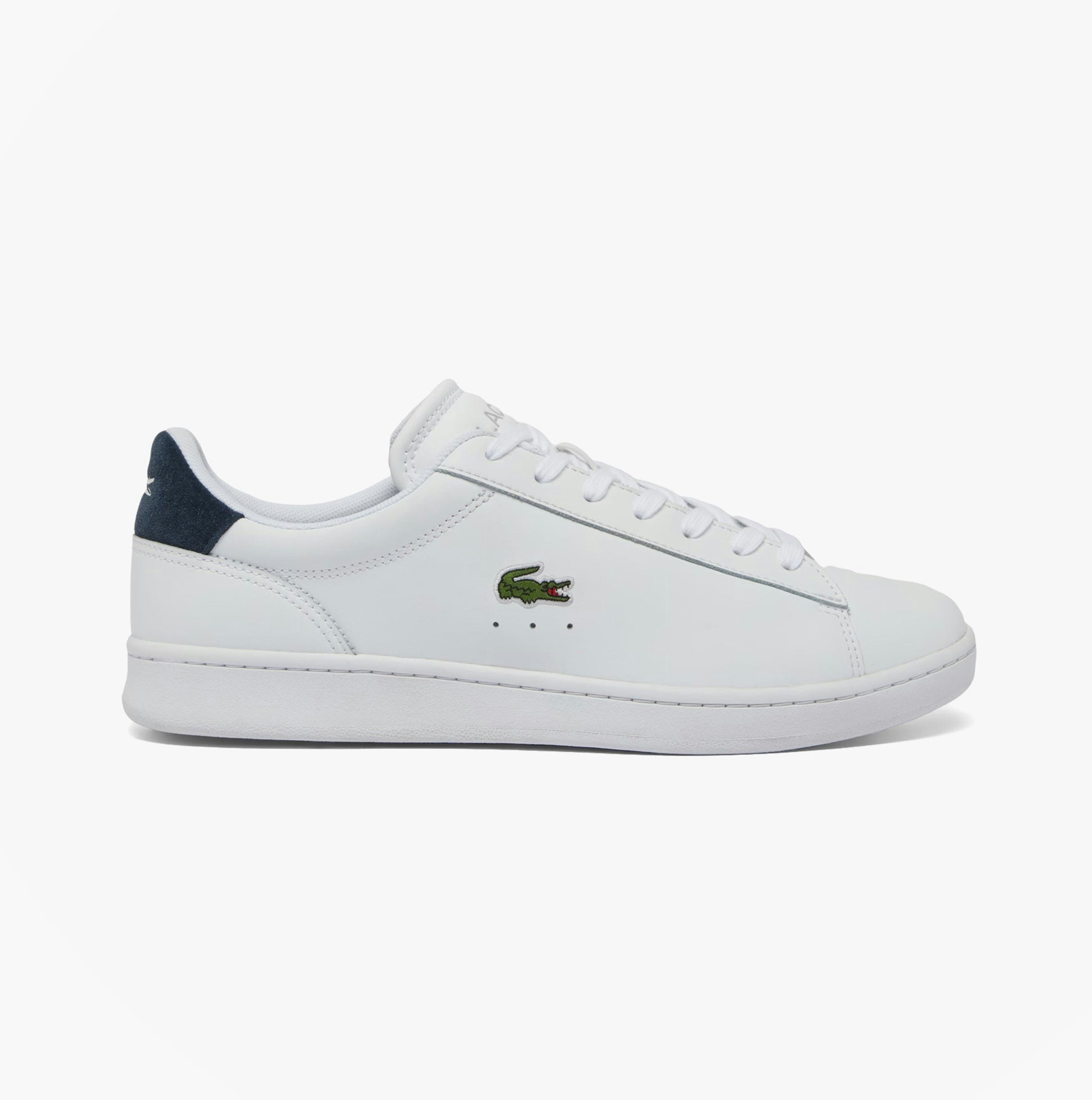 Lacoste Men's White Carnaby Set Court Trainers Trainers /Navy - Uk 7