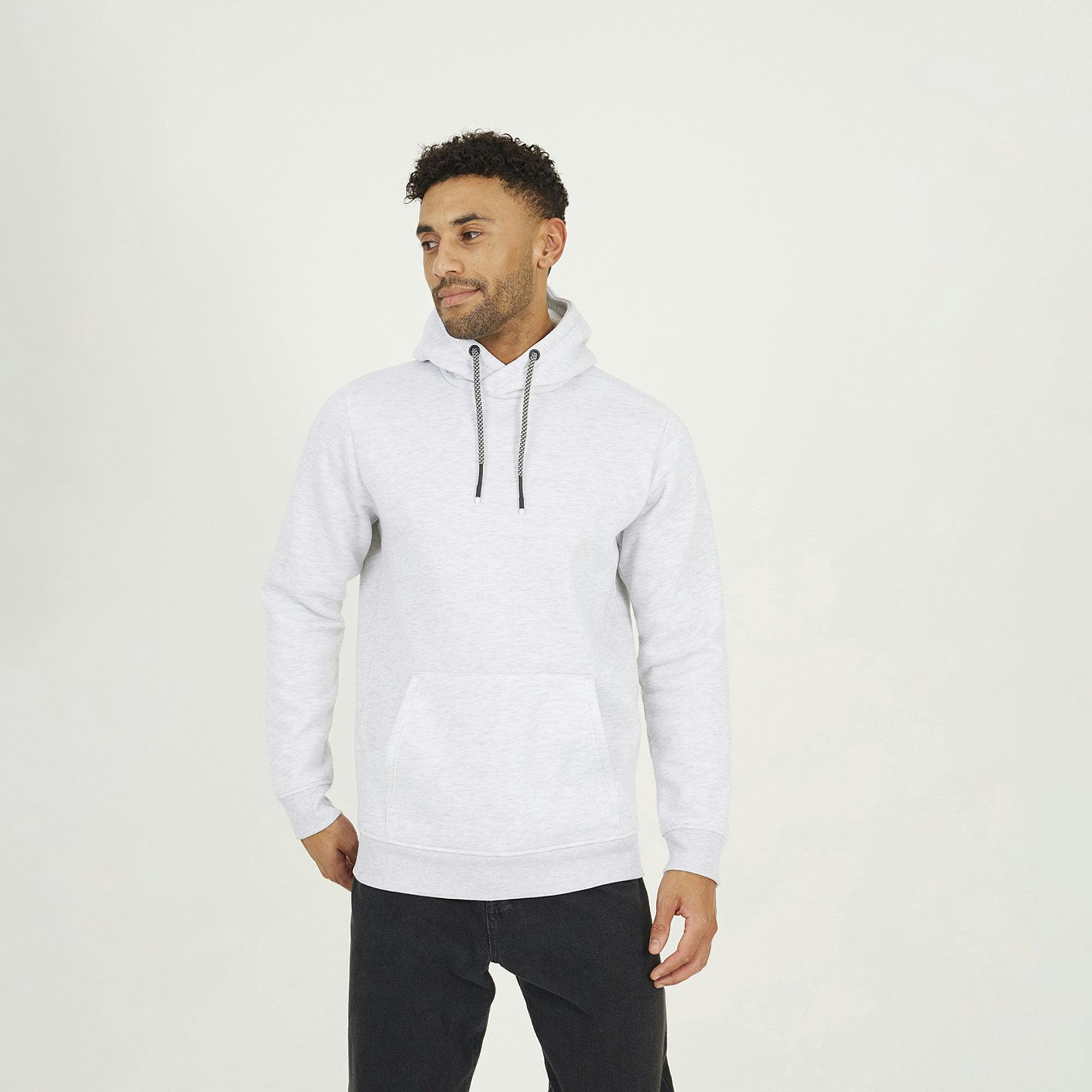 Brave Soul Hoodie With Kangaroo Pocket - Ecru - Ecru - Xxl