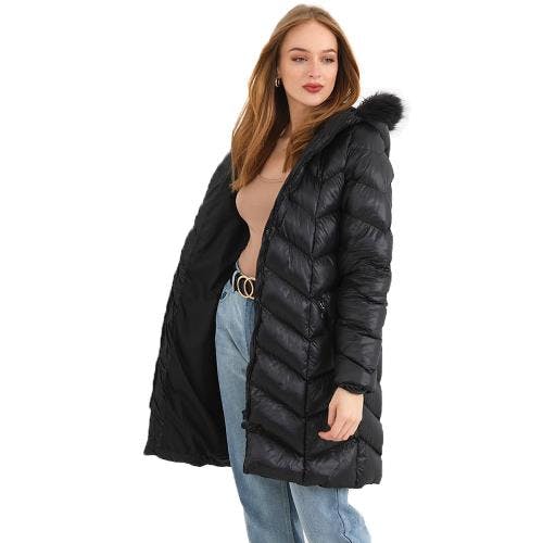 Coolandnew Black Brave Soul Charlene Padded Coat - 8