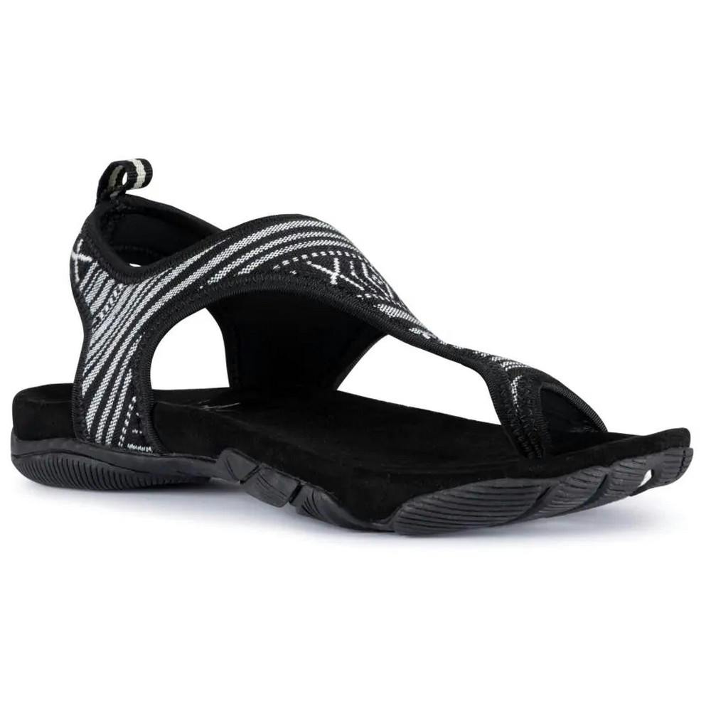Trespass Women's Black Beachie Sandals - 3 Uk - 100% Textile