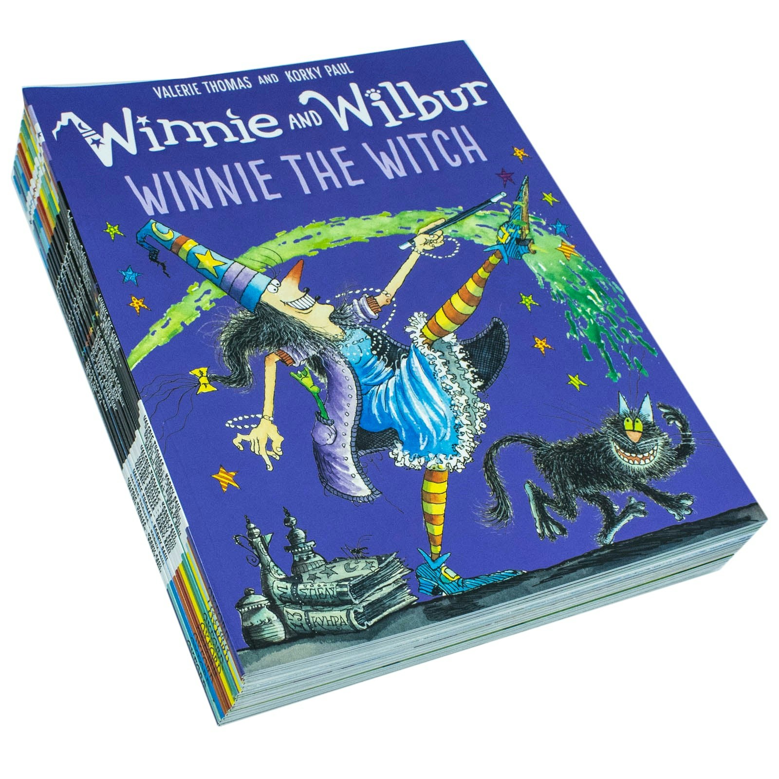 Oxford University Press Black Winnie And Wilbur Series 16 Books Collection Set By Valerie Thomas And Korky Paul