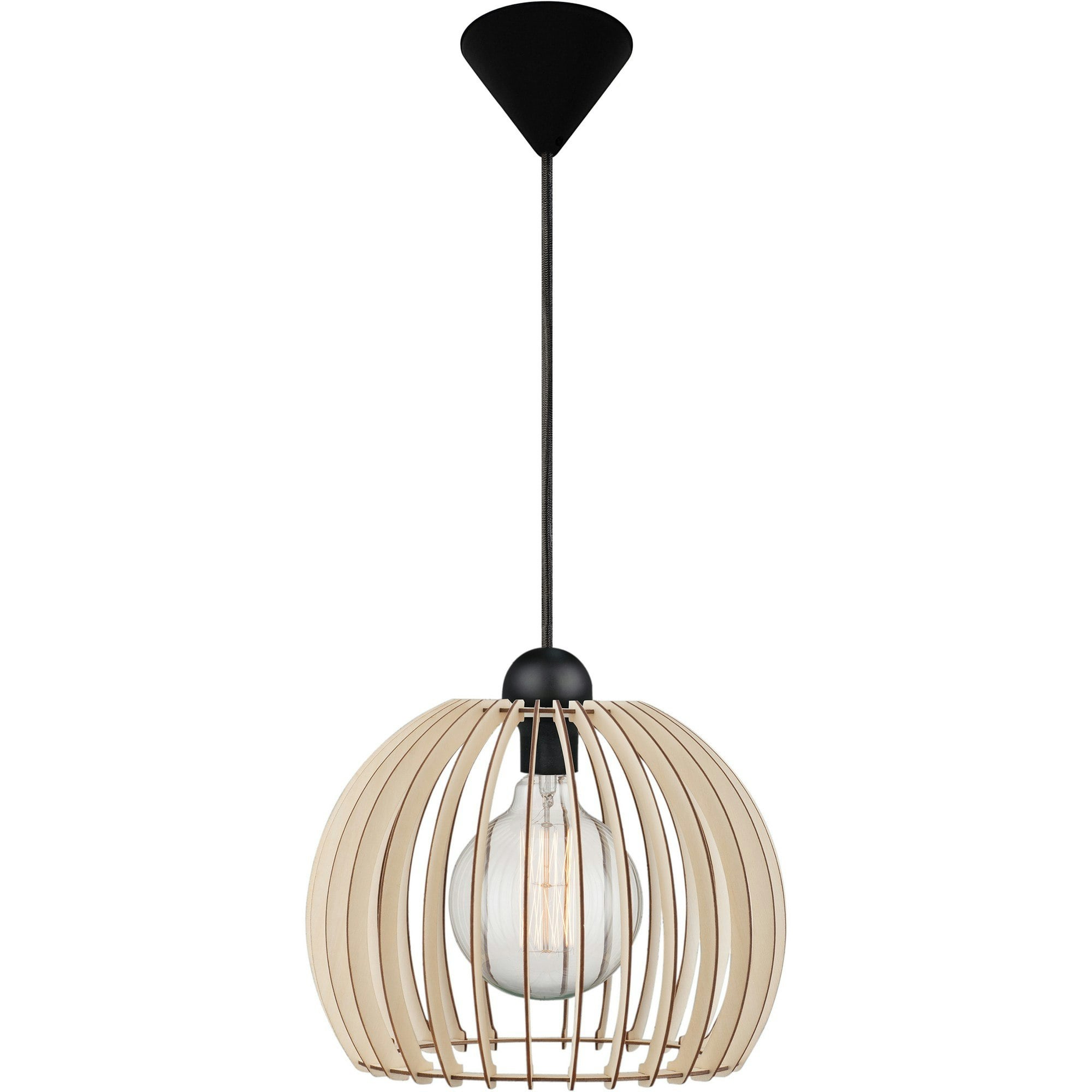 Nordlux Unisex Brown Chino Pendant Light Wood Dining Room E27 Mains 30Cm - Image 2