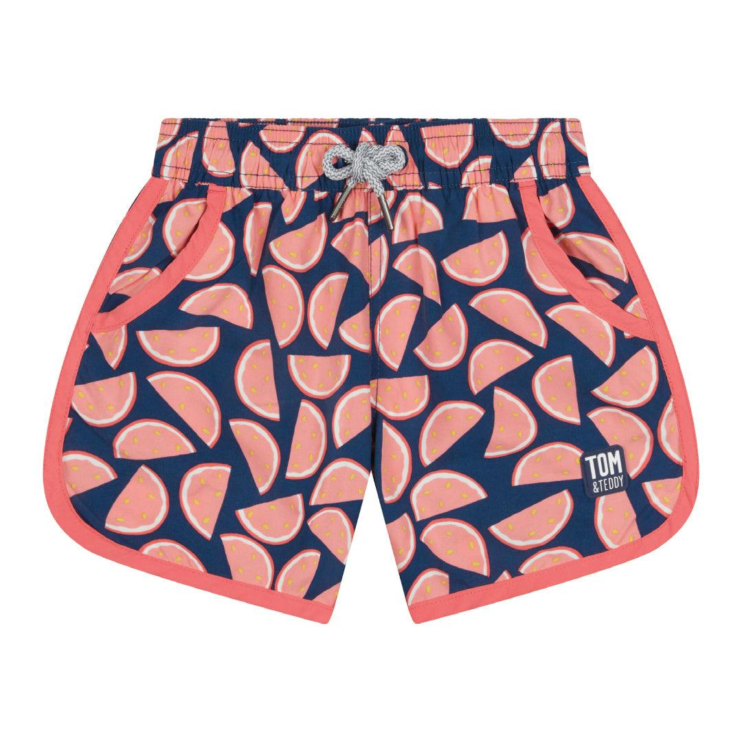 Tom & Teddy Pink Navy & Watermelons - 7-8
