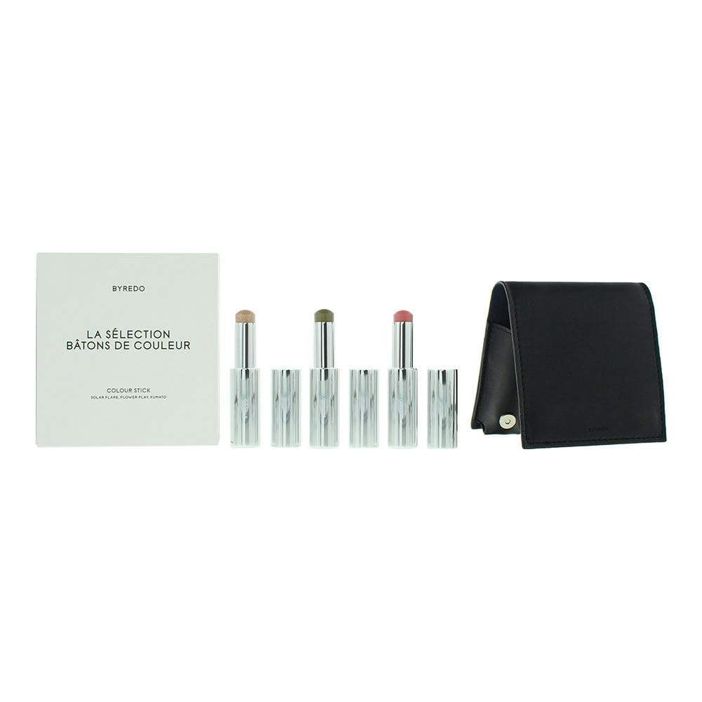 Byredo Dark Blue Set Of 3 + Leather Pouch: Solar Flare - Flower Play - Kumato Face | TJ Hughes - Image 5