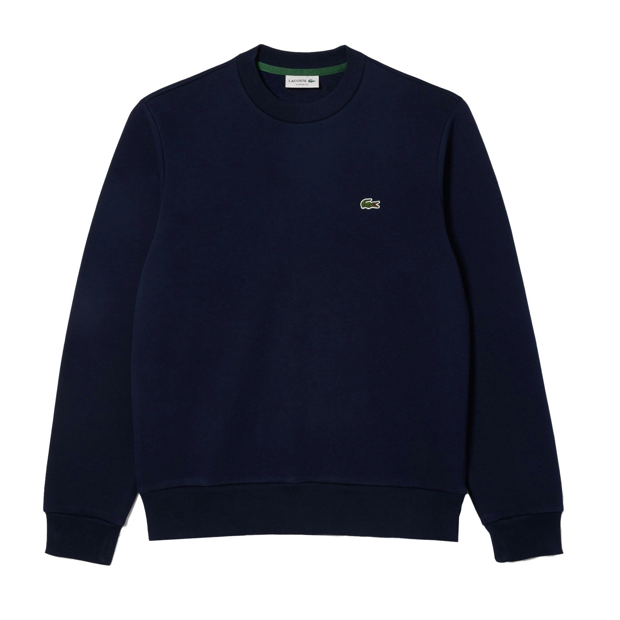Lacoste Men's Blue Fleece Crew Sweatshirt Midnight - Xl