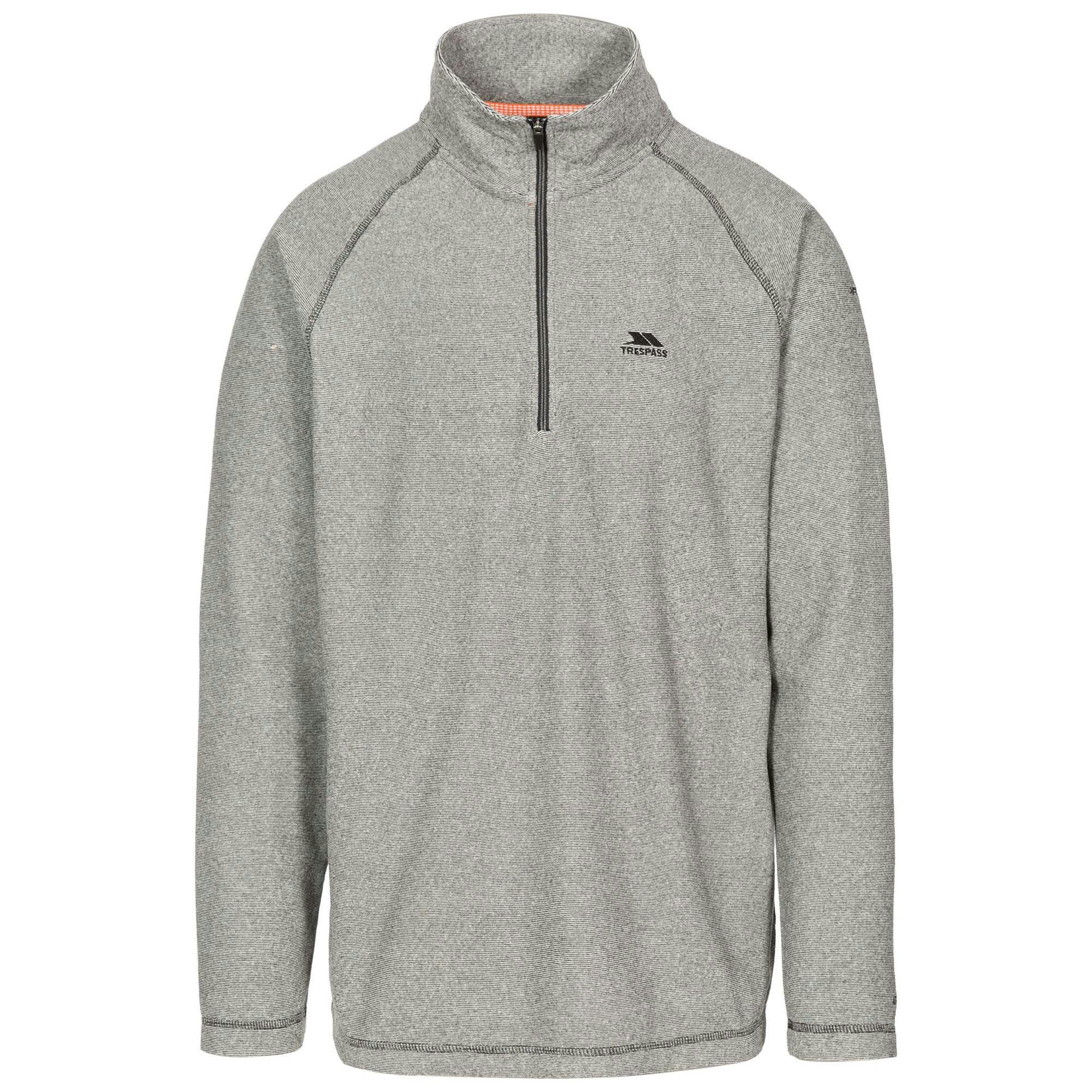 Trespass Men's Black Keynote Fleece Top - S - 100% Polyester