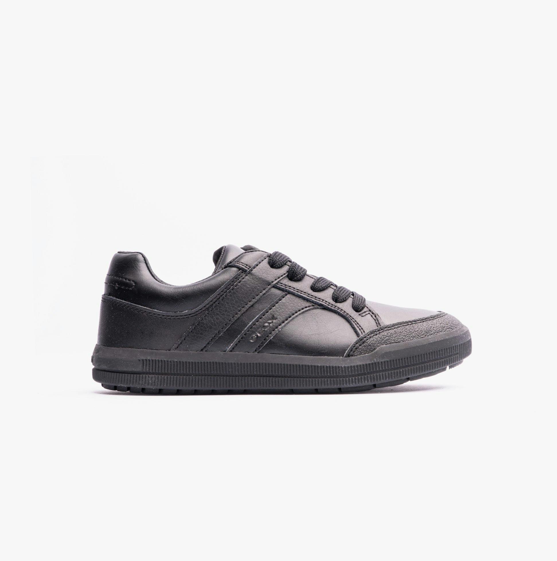 Geox Boys Black Arzach Lace-Up School Shoes - Size 5
