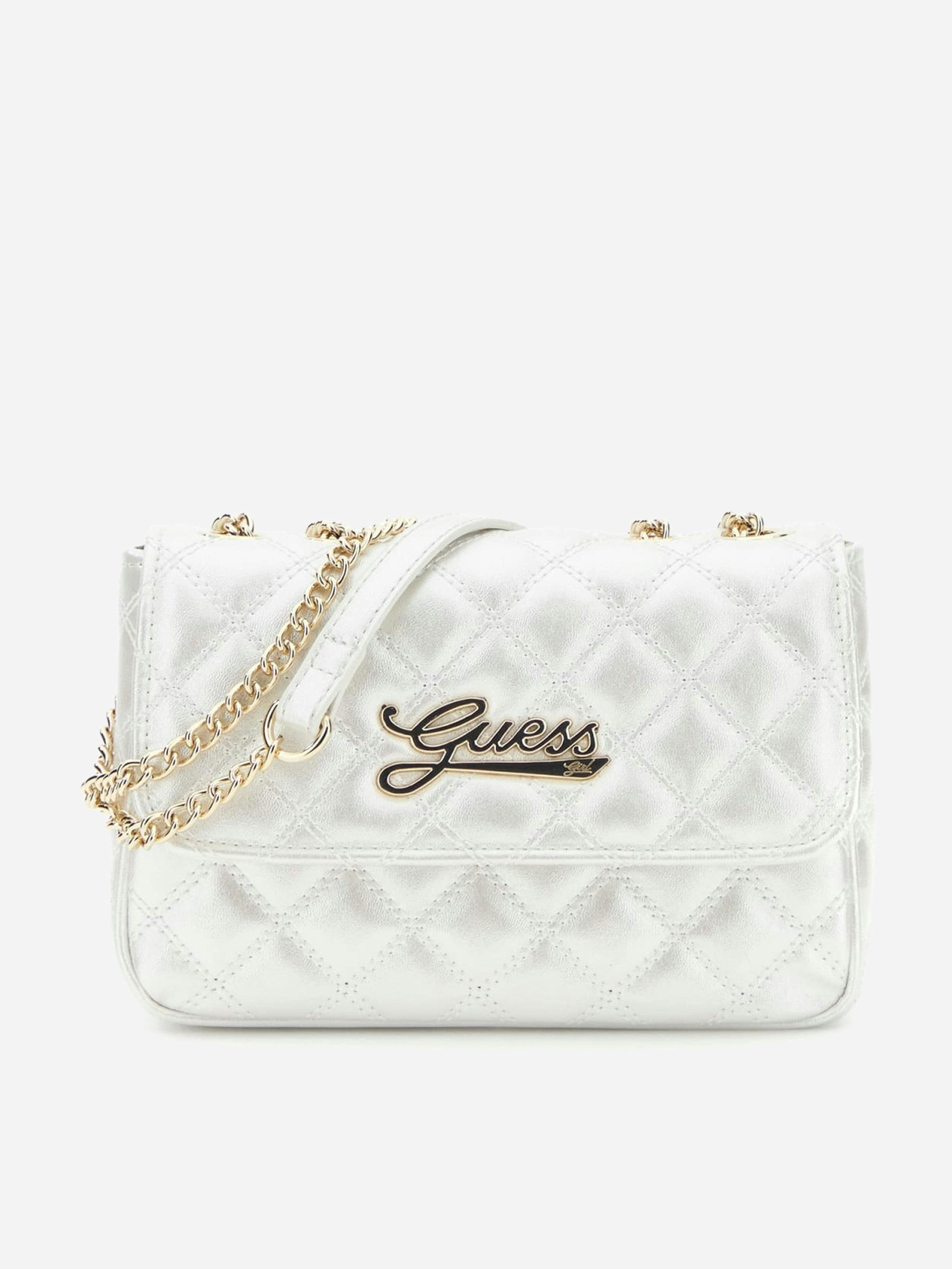 Guess Girls Ivory Convertible Bag With Coin Wallet In (20Cm) - One Size