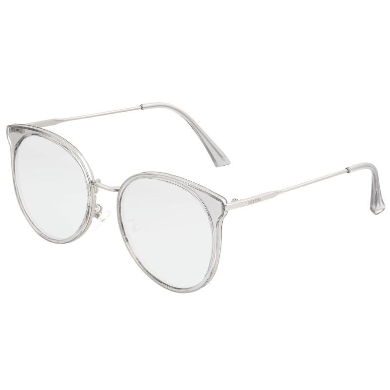 Bertha Blue/Light Brielle Polarized Sunglasses - Clear/Clear