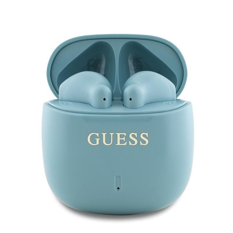 Guess Turquoise Printed Classic Logo Tws Wireless Earphones - Gutwsj14esgq