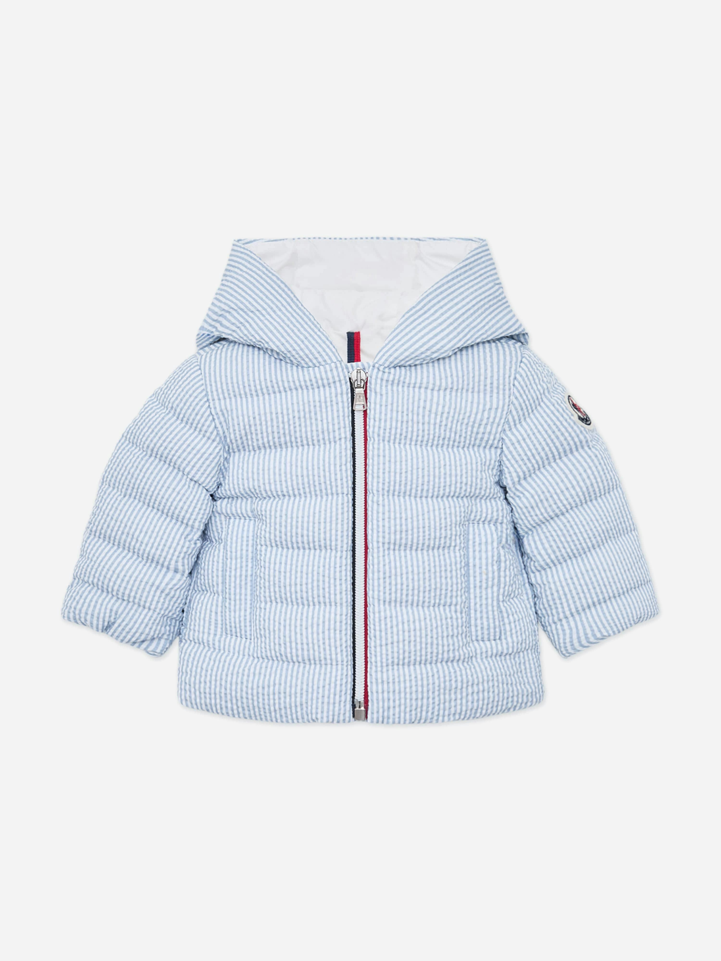 Moncler Enfant Men's Blue Baby Boys Down Padded Haluk Jacket In - 3 Yrs