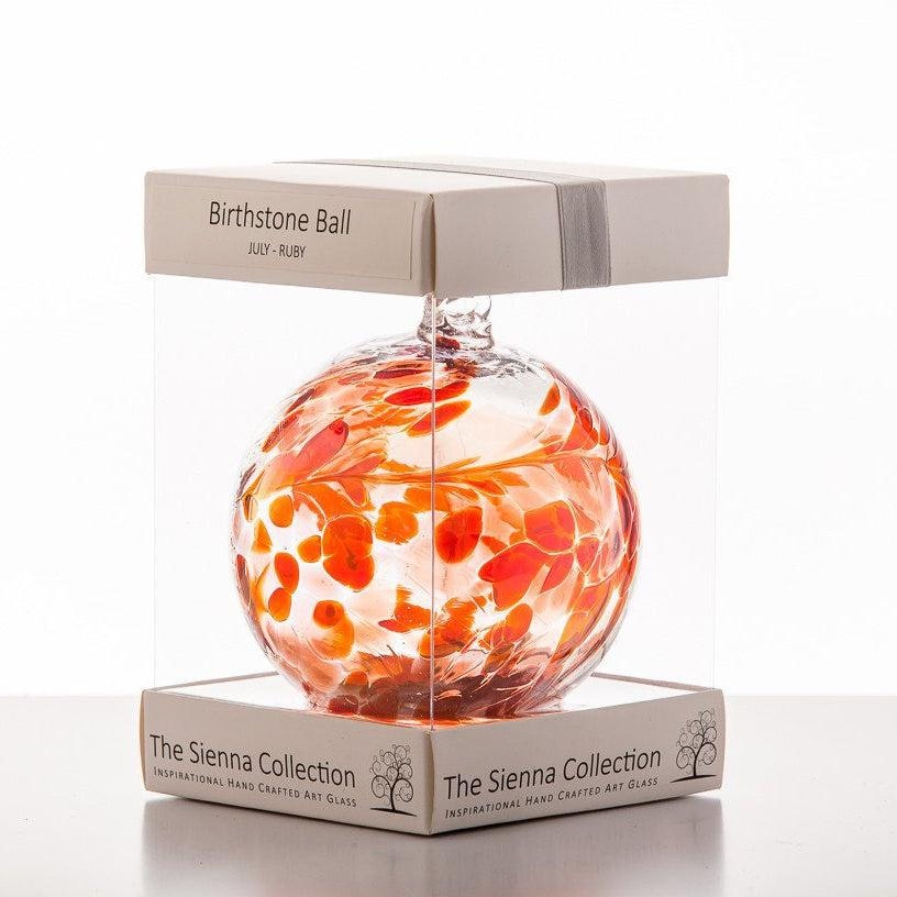 Rackhams Light Birthstone Ball - July - Ruby