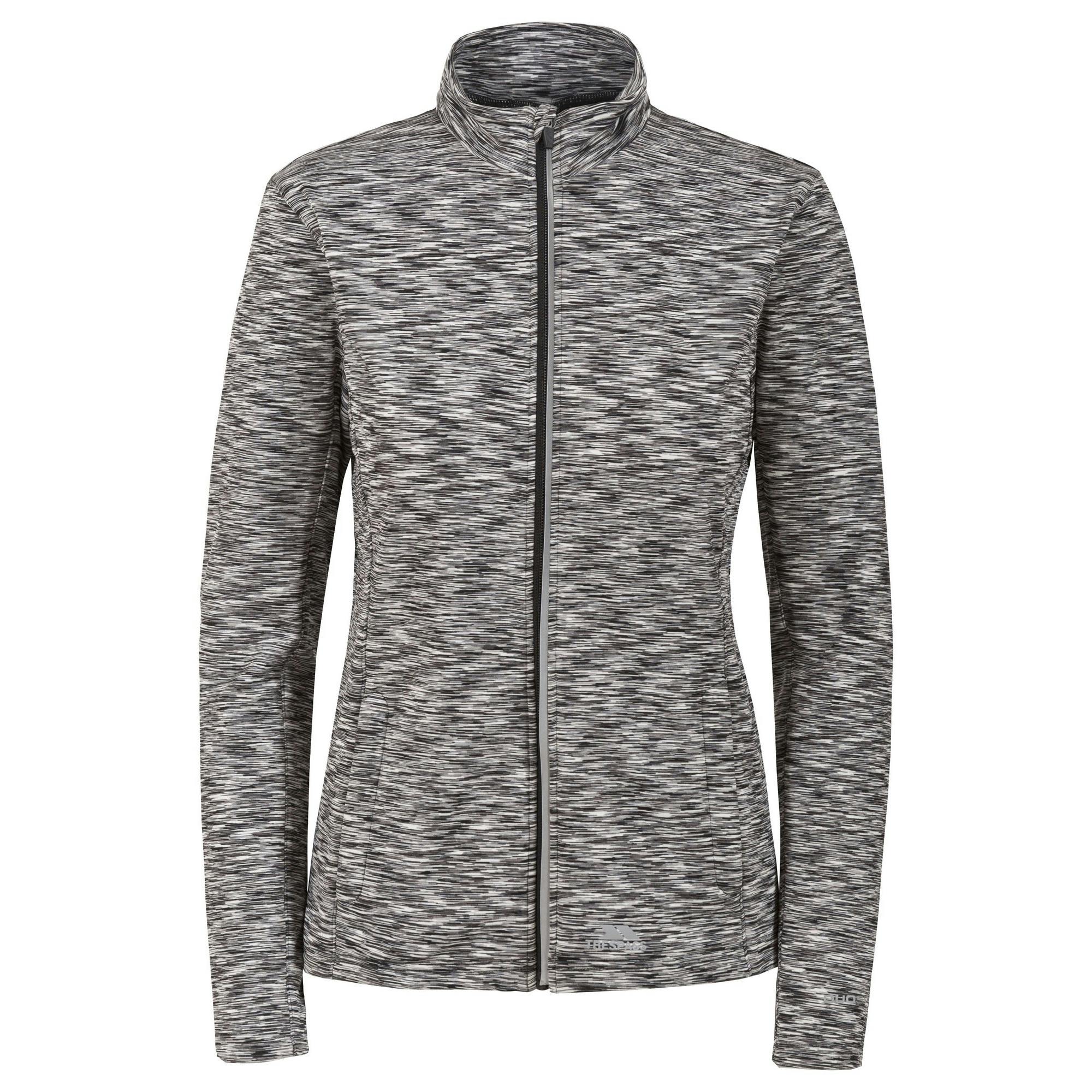 Trespass Women's Grey Indira Long Sleeve Full Zip Active Top In | Size: Xs - Image 3