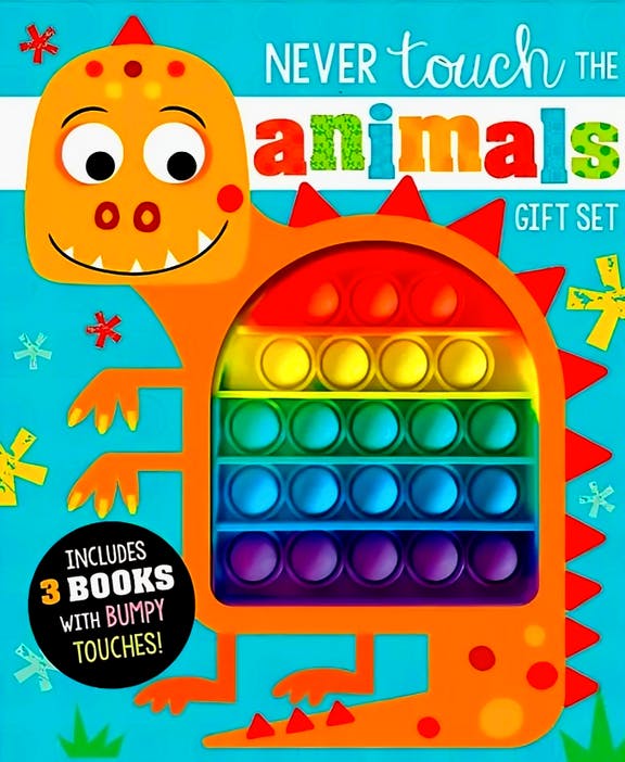 Various Publishers Never Touch The Animals 3 Books Gift Set (Never Touch The Stinky Piglets, Never Pop A Dinosaur, Never Touch The Bugs)
