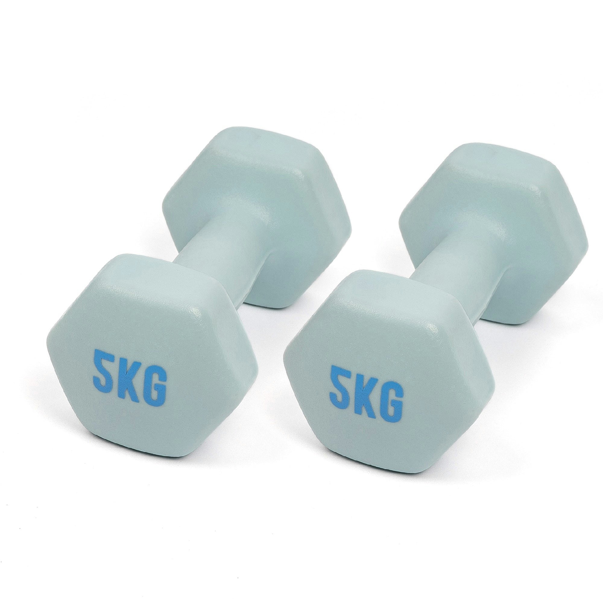 Myga Hex Dumbbell Pairs: 1Kg To 10Kg - 5Kg