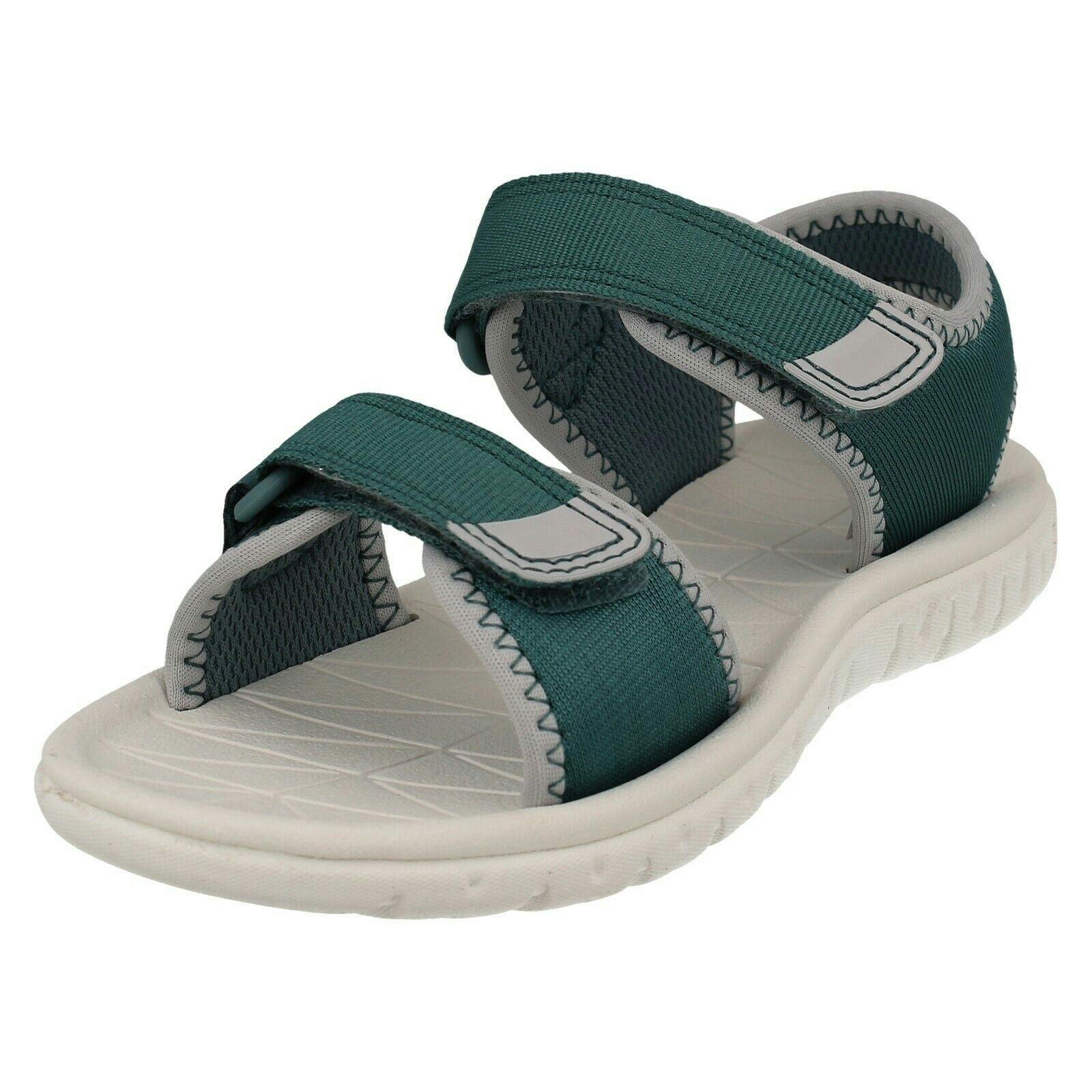 Clarks Light Childrens Weight Sandals Surfing Tide - Teal - Uk 8.5 Child