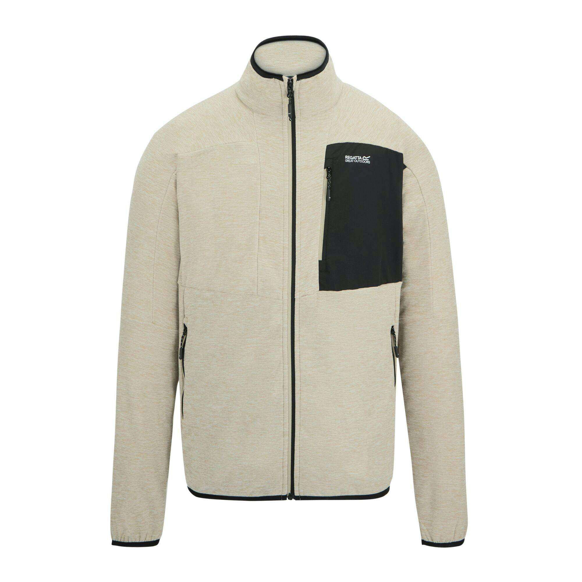 Regatta Men's Scaris Full Zip Fleece Jacket - Abbeystone - Xl - Abbeystone - 70% Polyester/30% Recycled Polyester