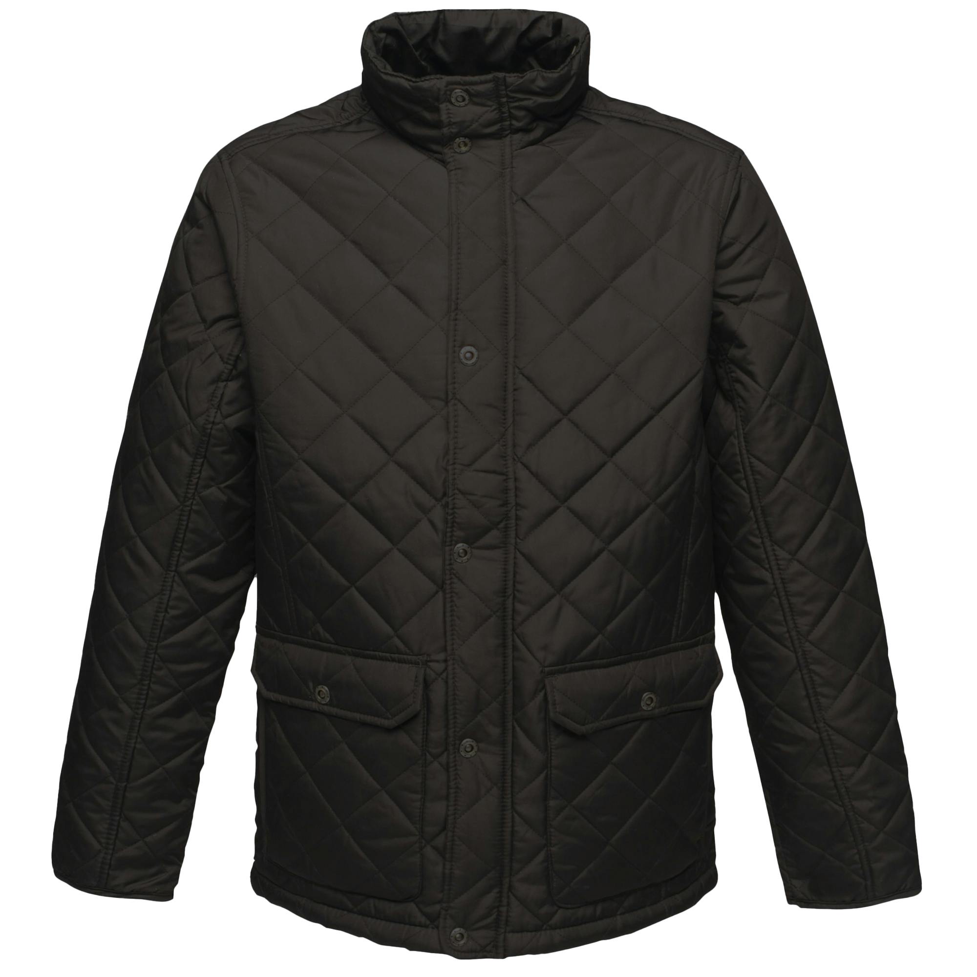 Regatta Men's Black Professional Quilted Jacket - M - 100% Polyester