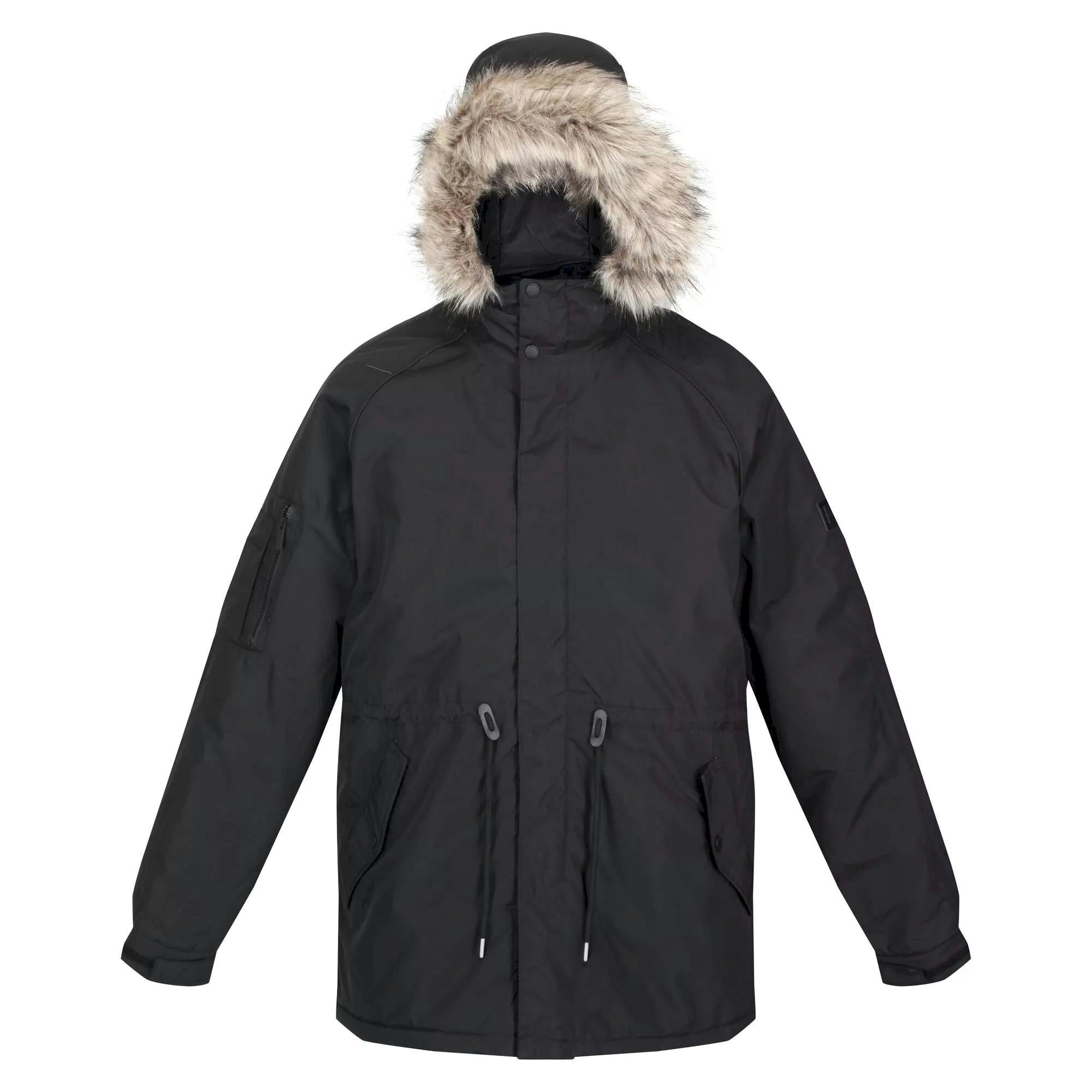 Regatta Men's Black Salinger Iii Parka - Xxl - 100% Polyester