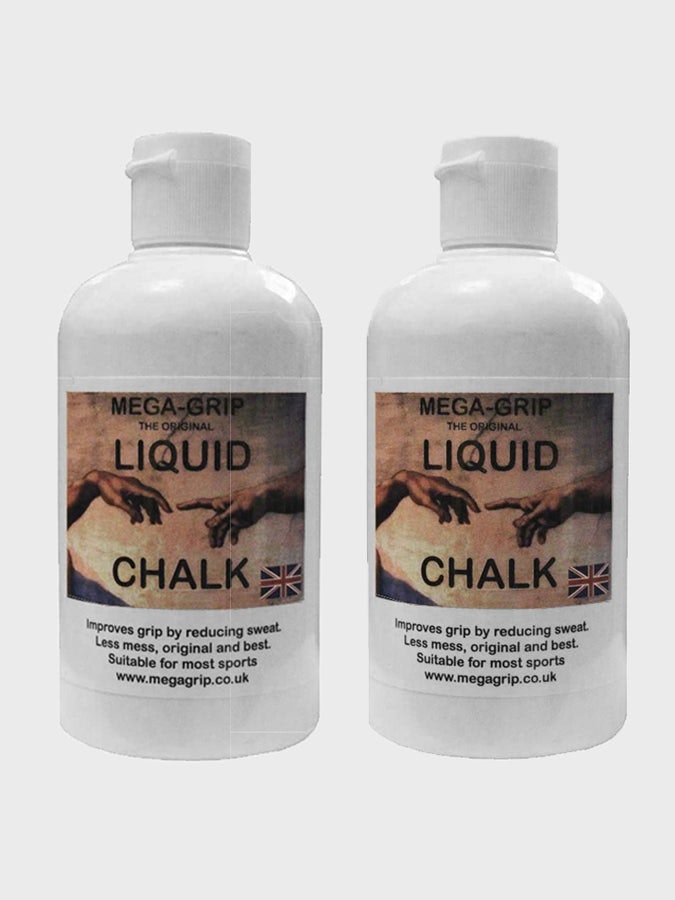 Mega Grip White Mega-Grip Liquid Chalk 250Ml Twin Pack